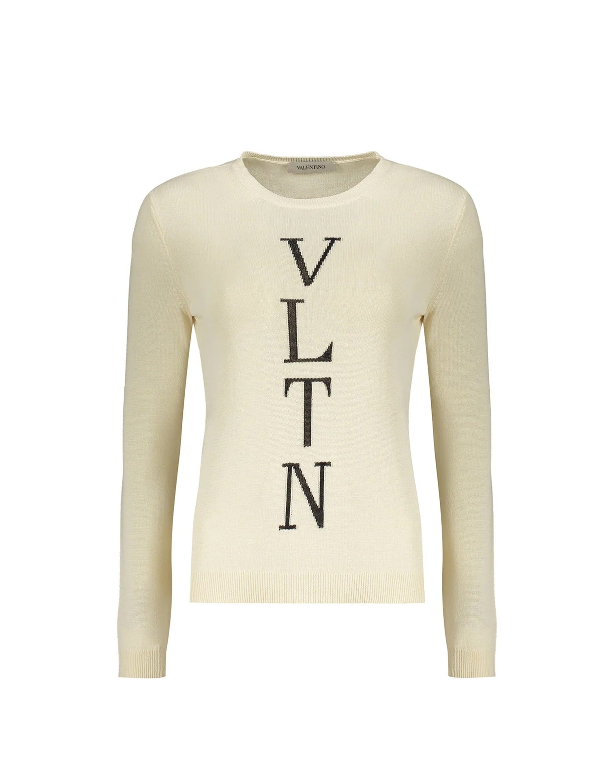 Valentino Logo Sweater With Round Neck