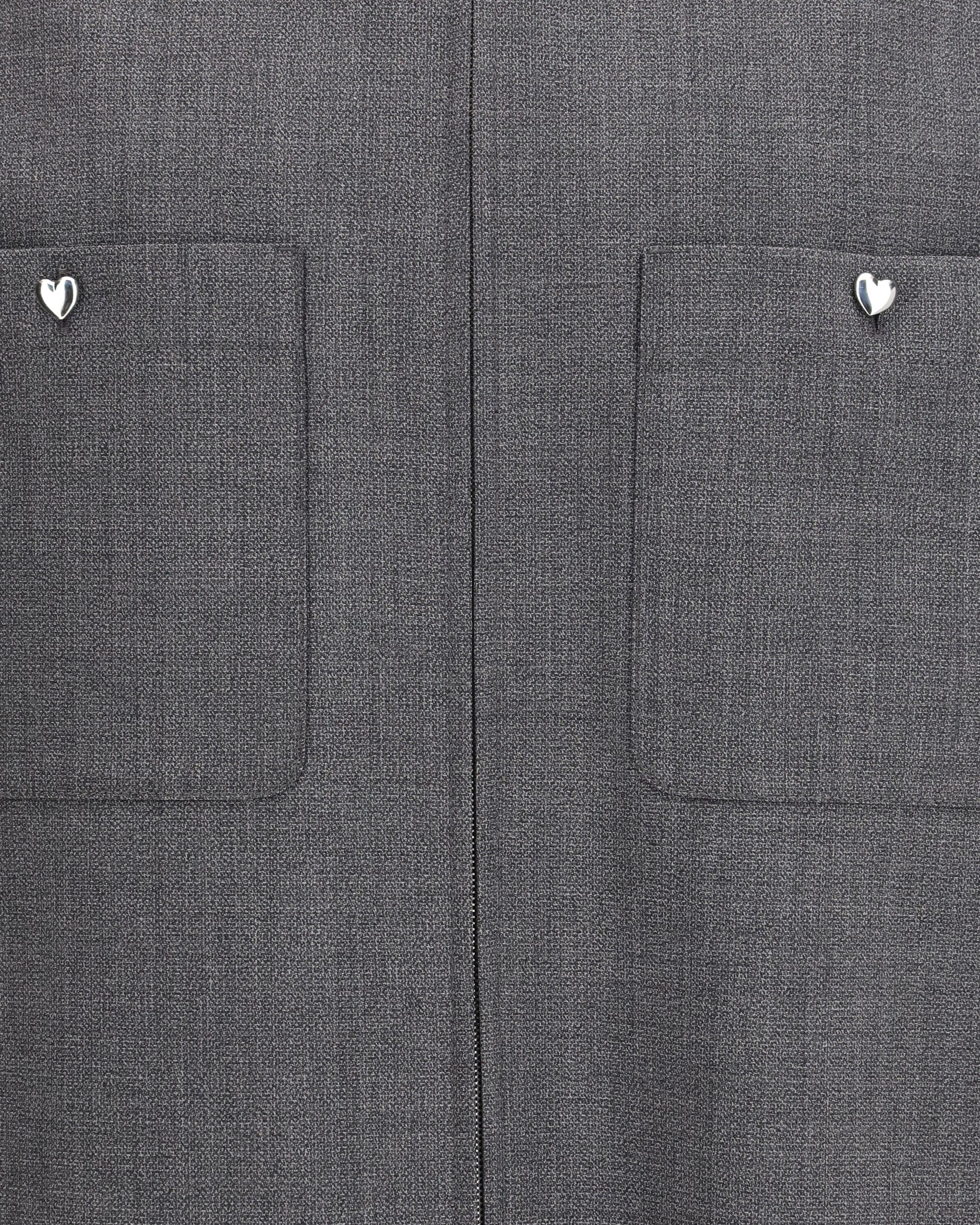Valentino Mouliné Wool Shirt Jacket
