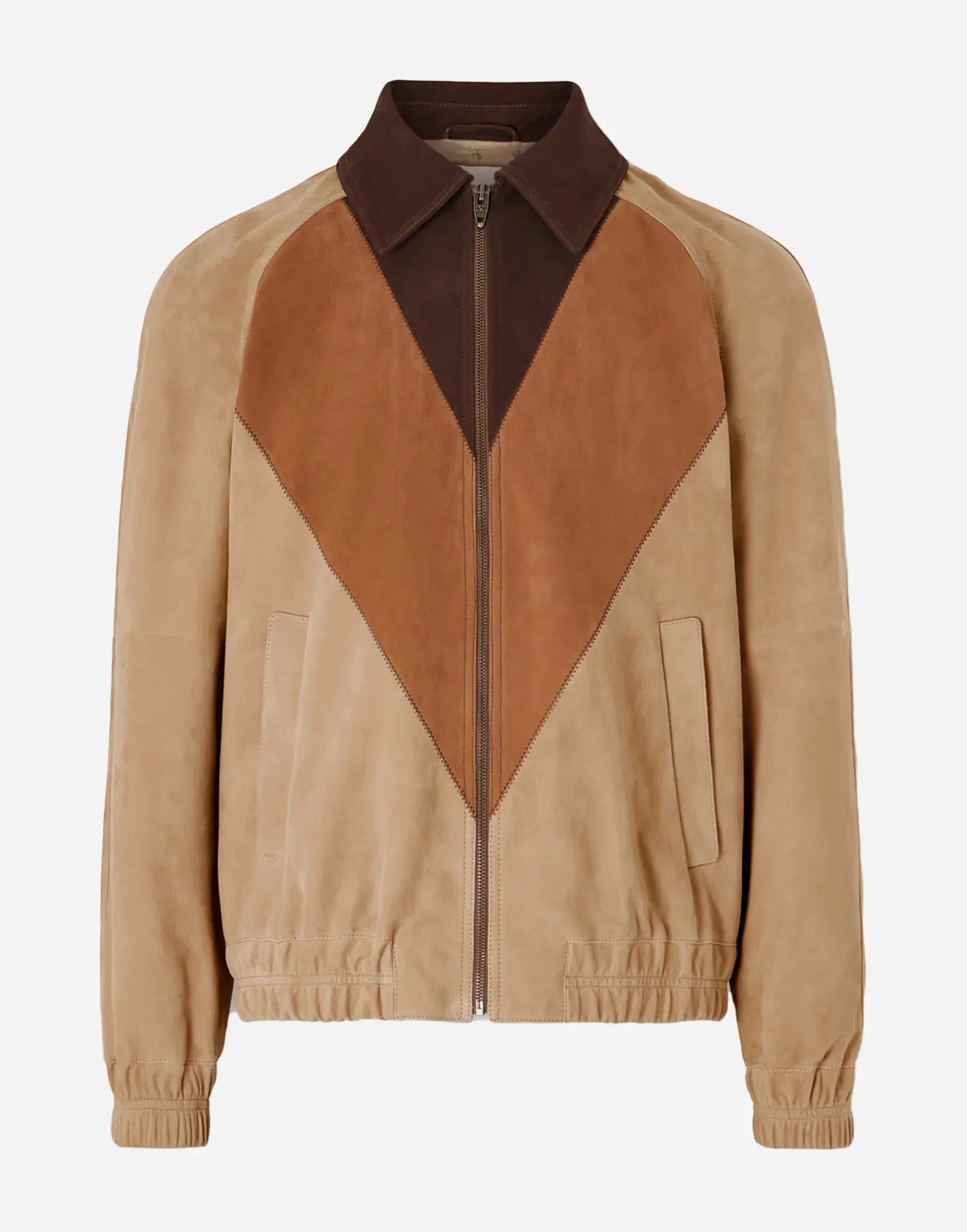 Valentino Panelled Suede Jacket
