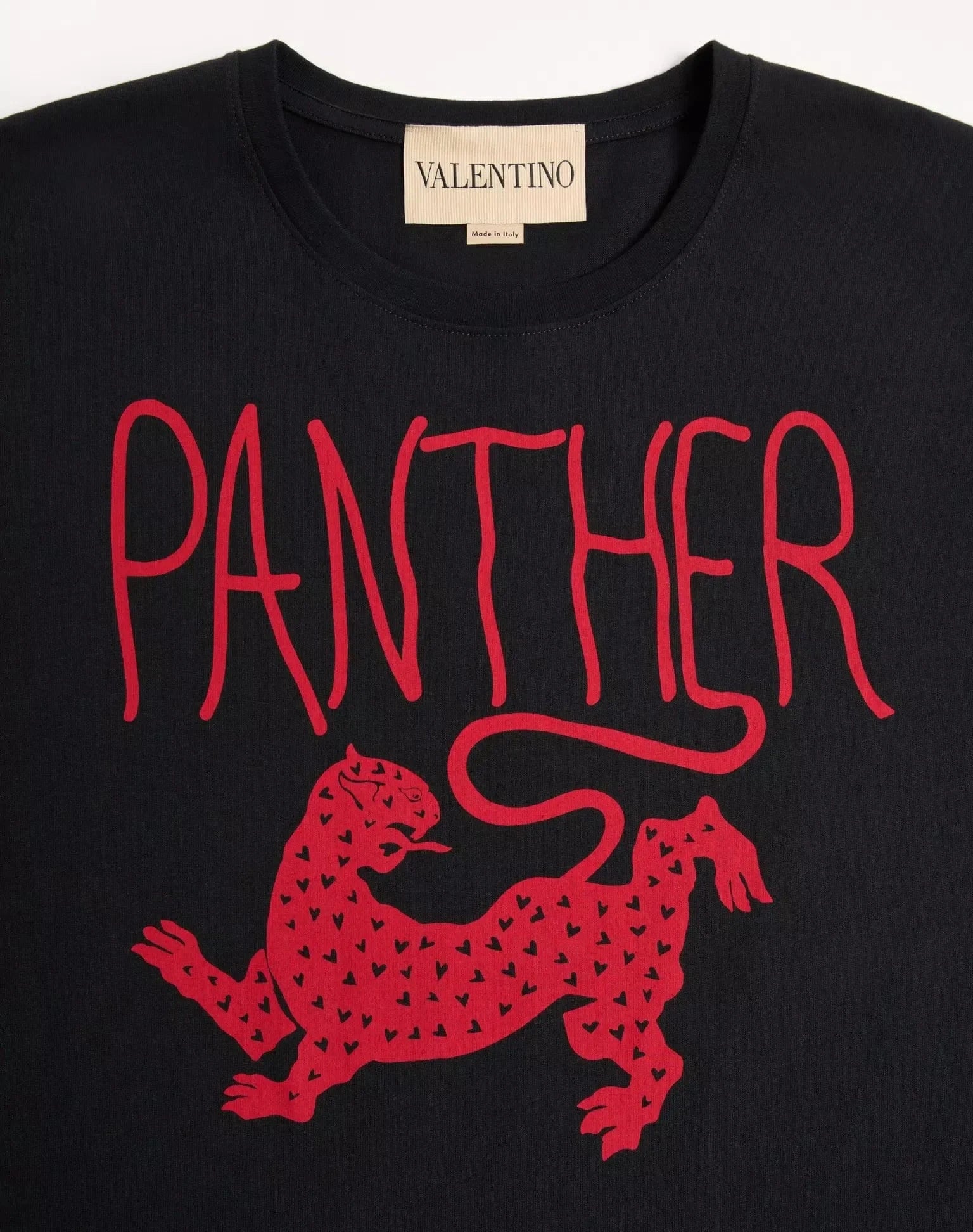 Valentino Panther Graphic Printed T-Shirt
