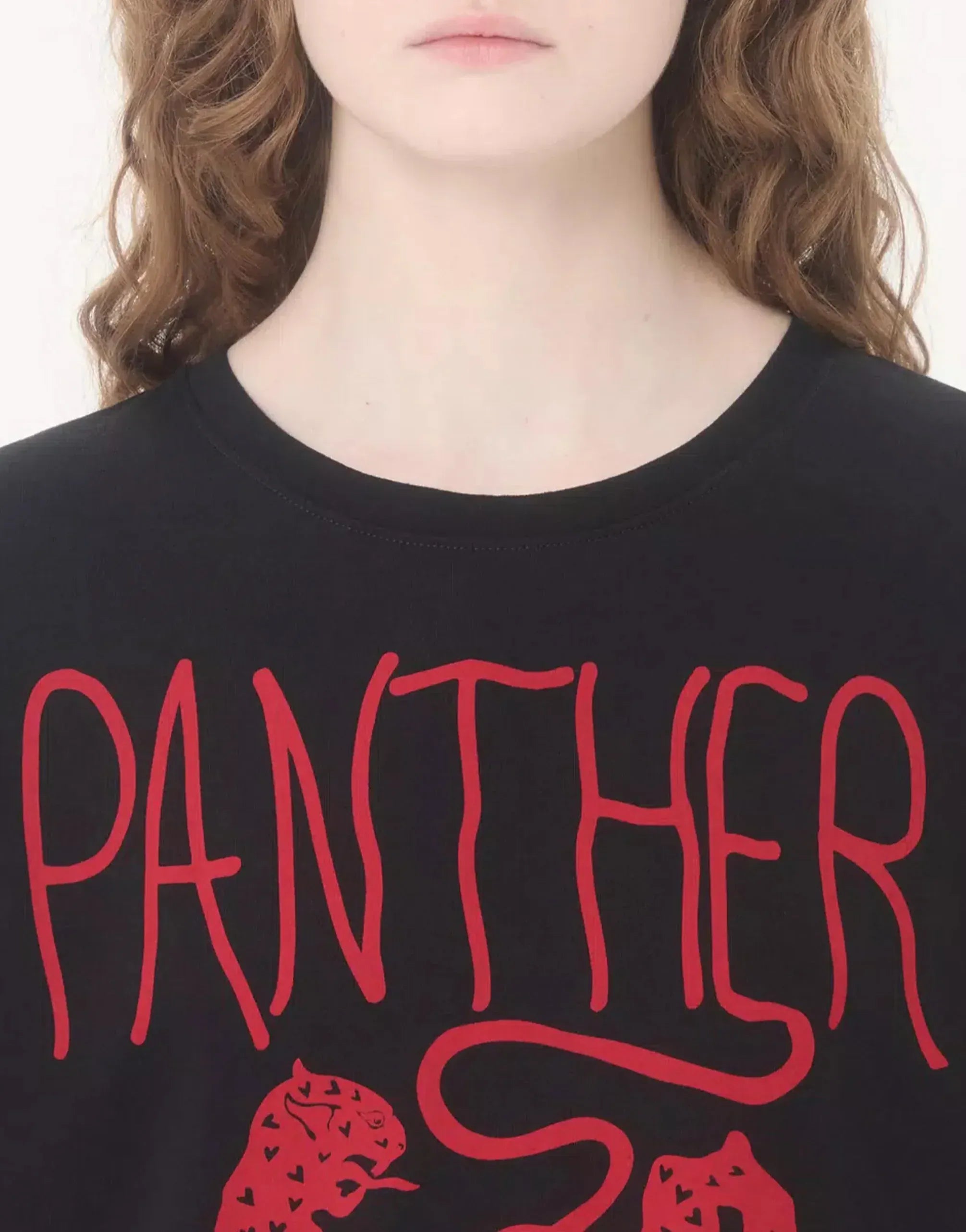 Valentino Panther Graphic Printed T-Shirt