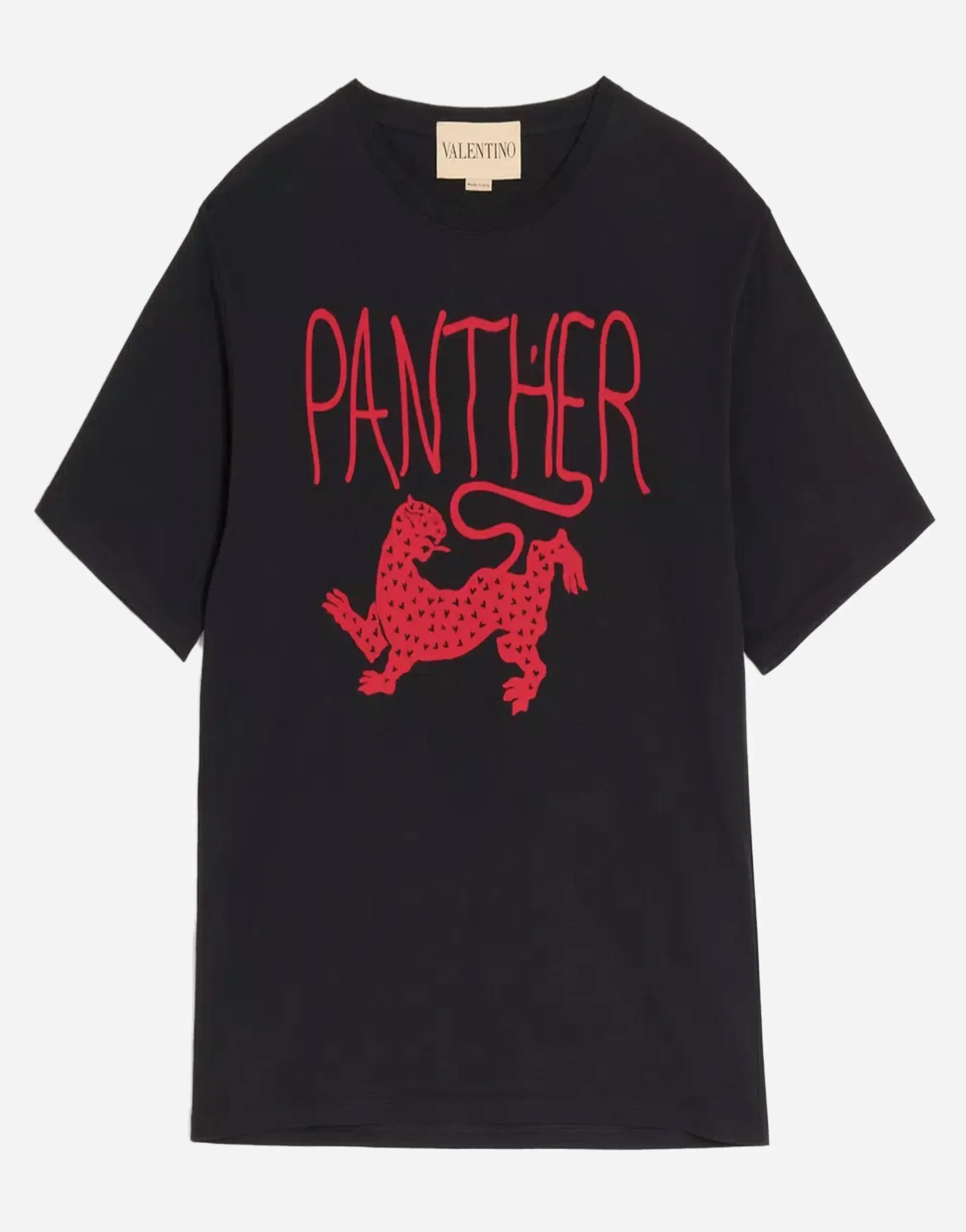 Valentino Panther Graphic Printed T-Shirt