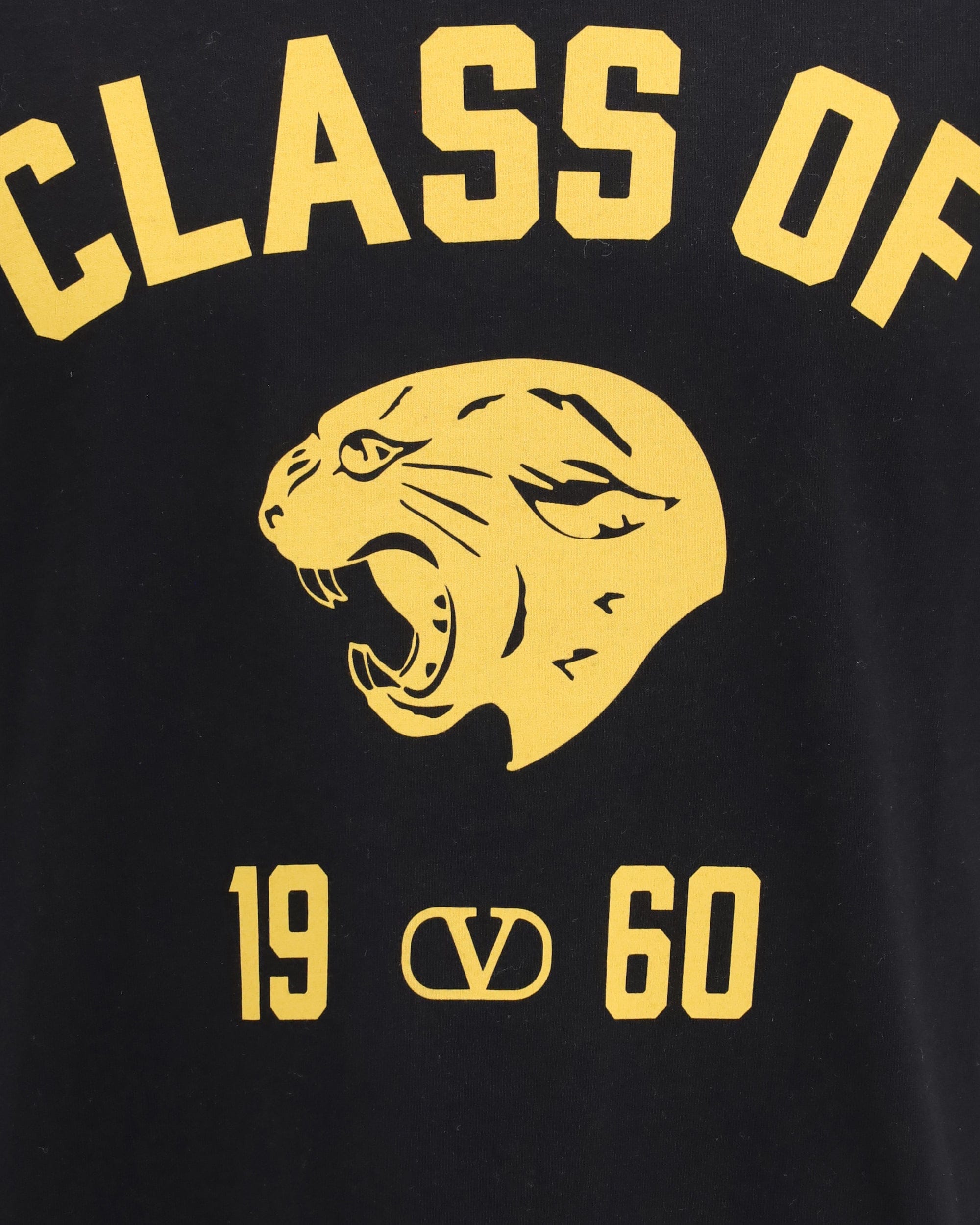 Valentino Valentino Panther Print Cotton T-Shirt