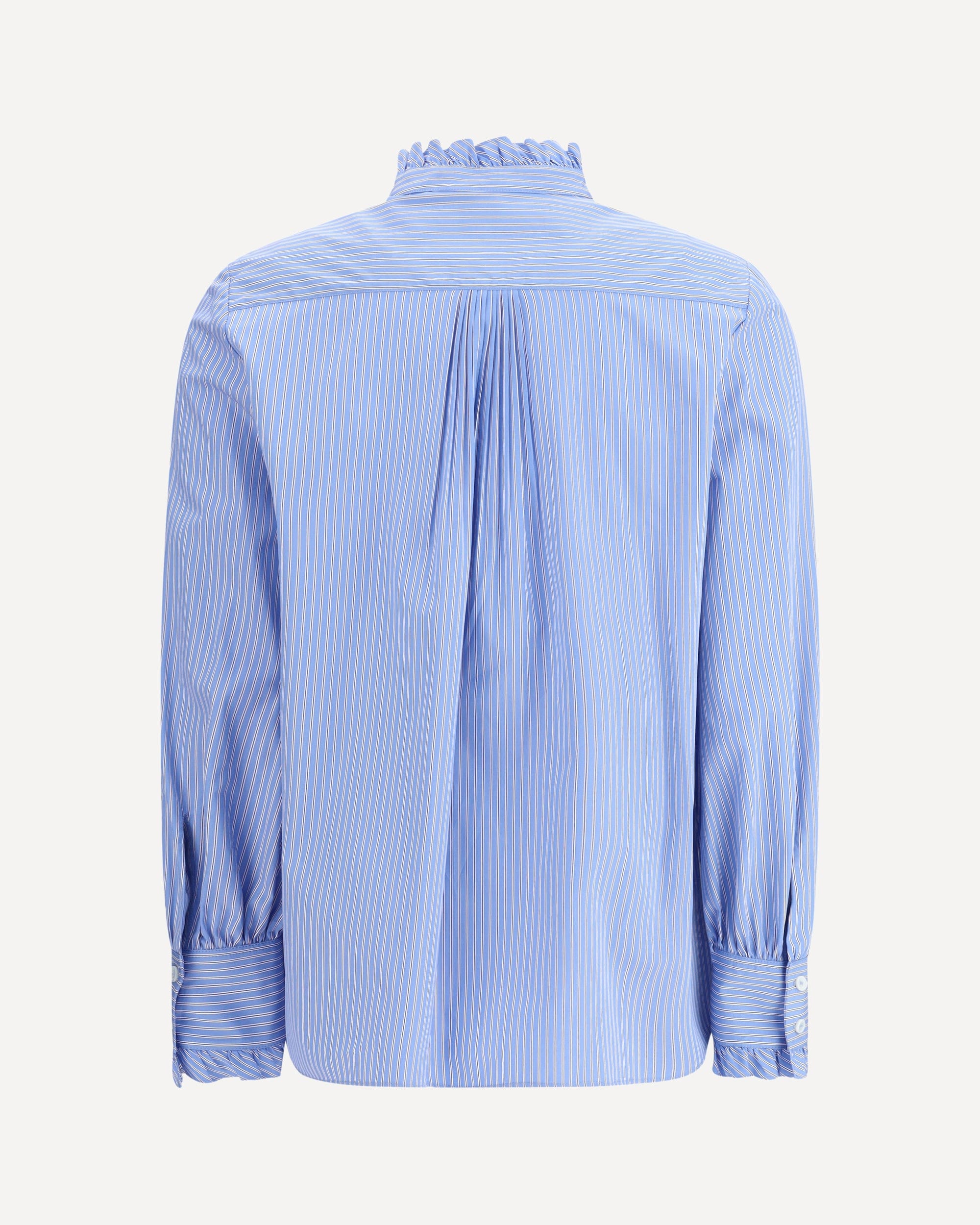 Valentino Striped Shirt With Ruffle Details - alternate view