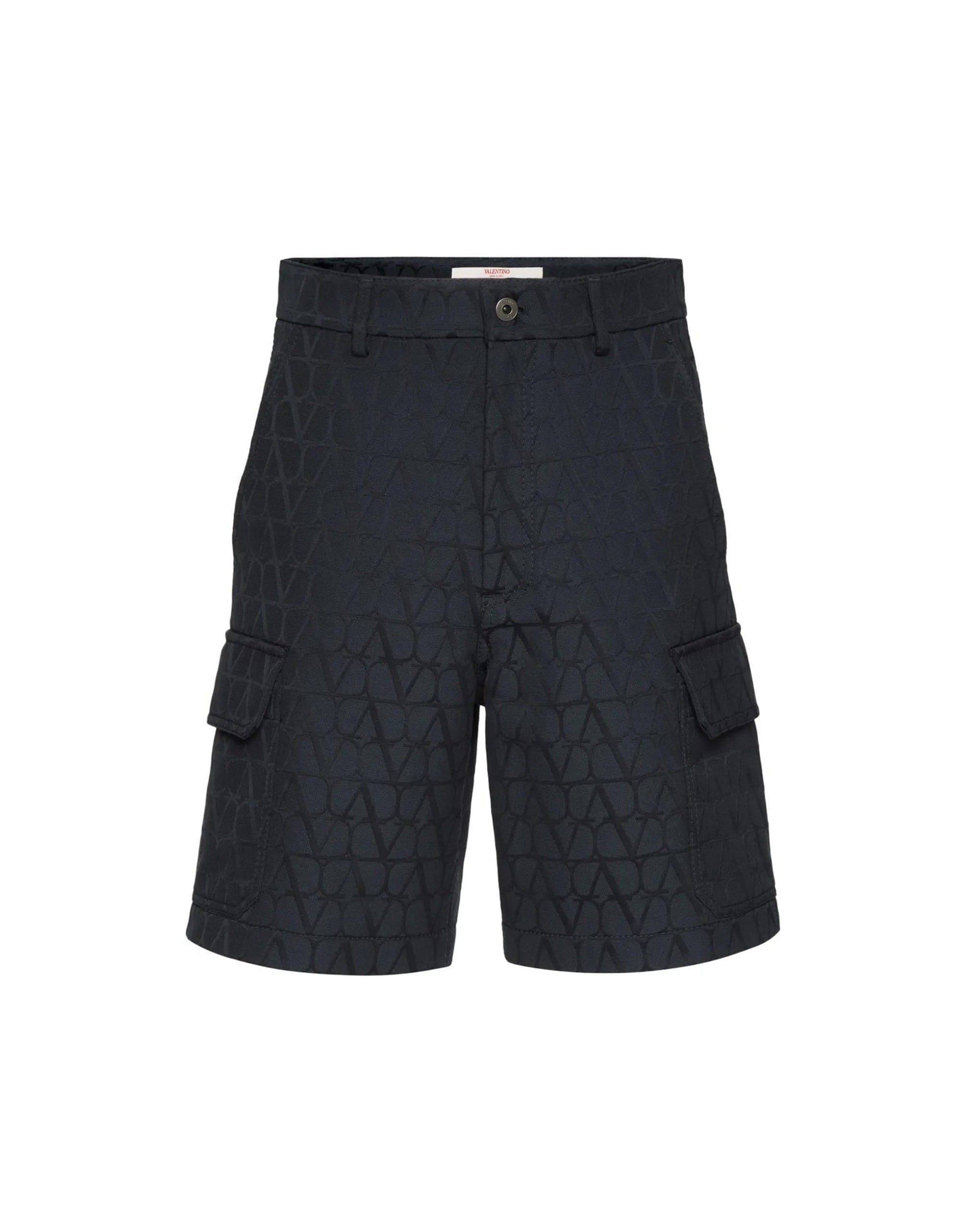 Valentino Vlogo Jacquard Cargo Shorts