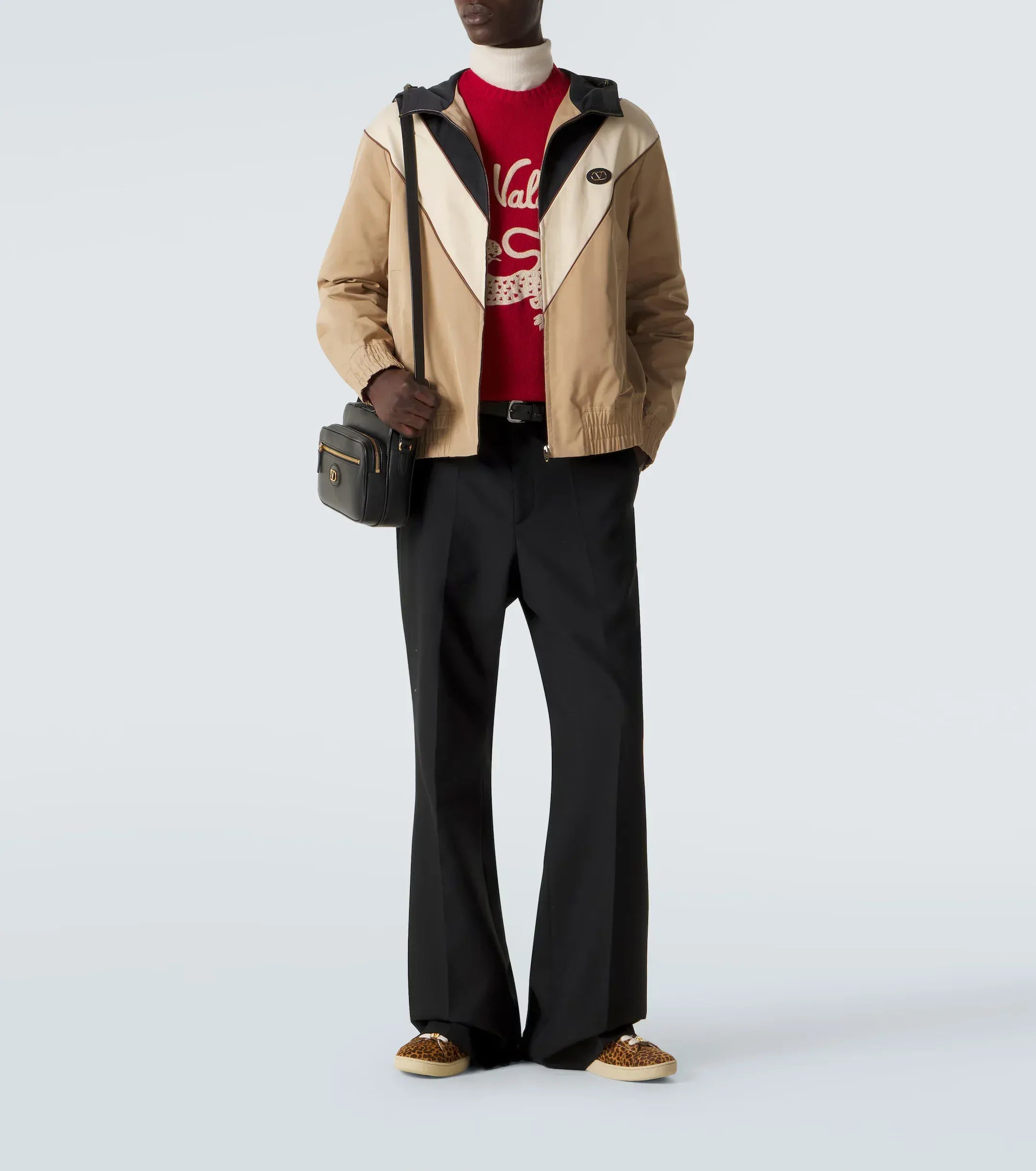 Valentino VLogo Striped Jacket