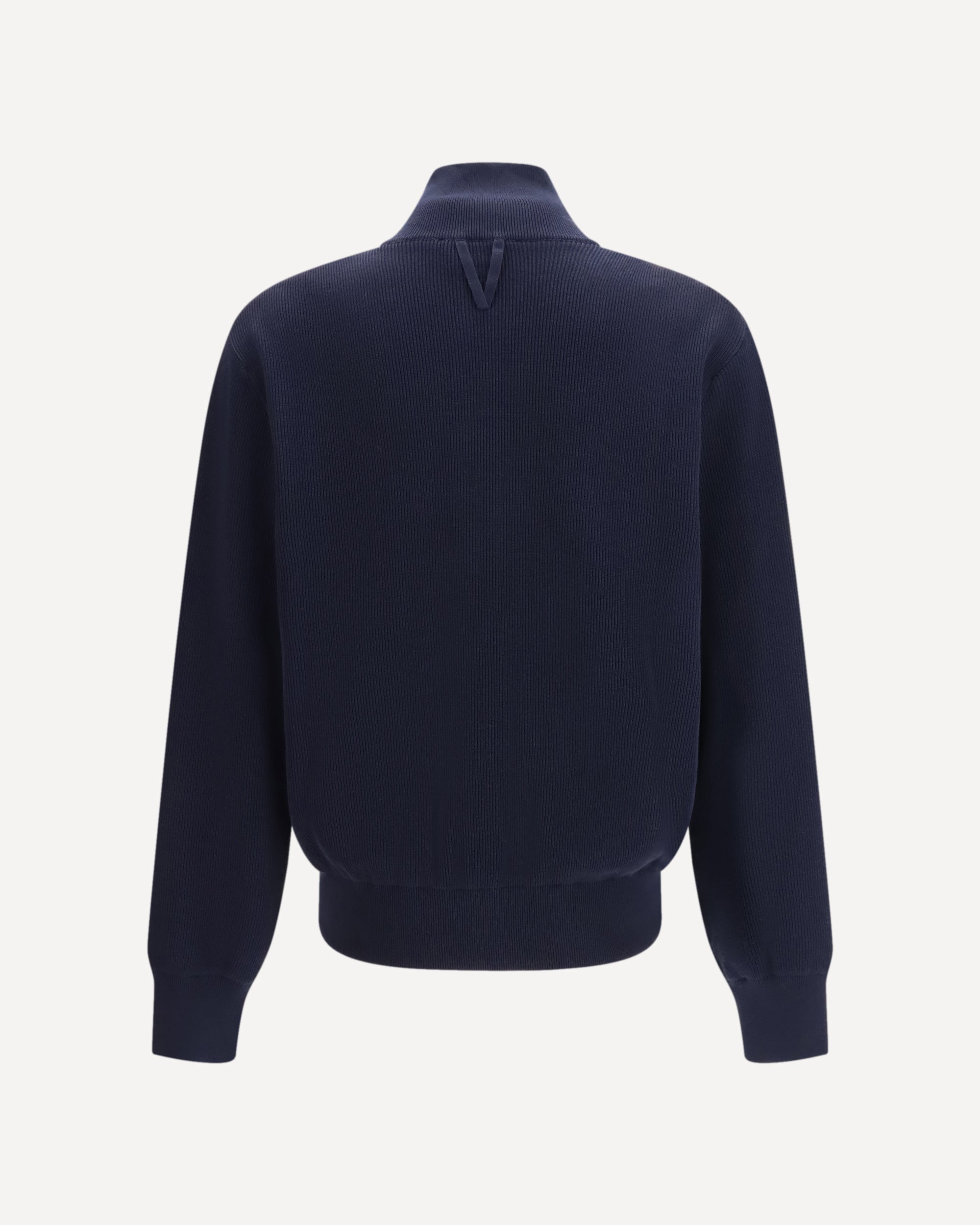 Valstar Cotton Half-Knit Sweater With Pockets - alternate view