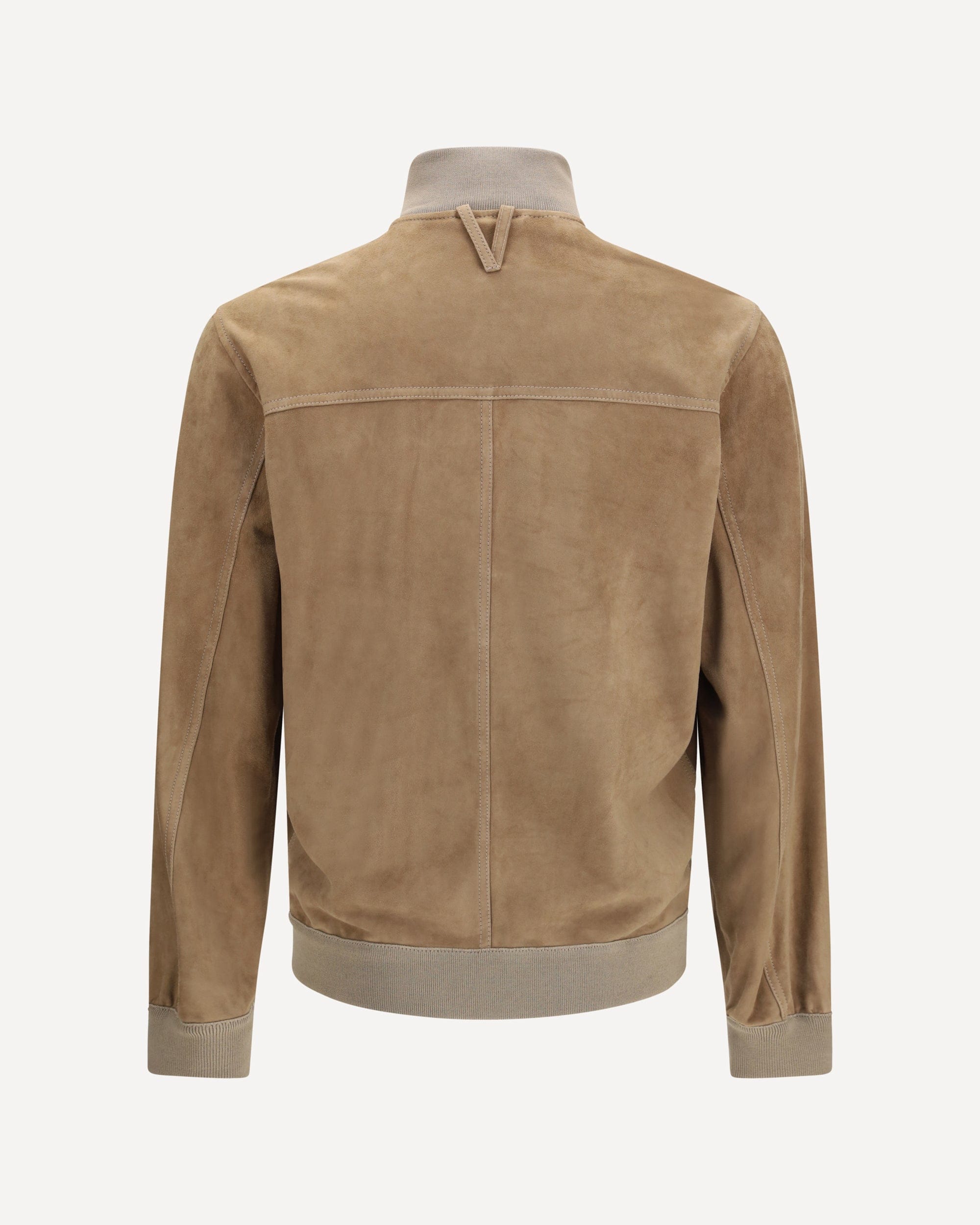 Valstar Suede Leather Jacket With Ribbed Cuffs - alternate view