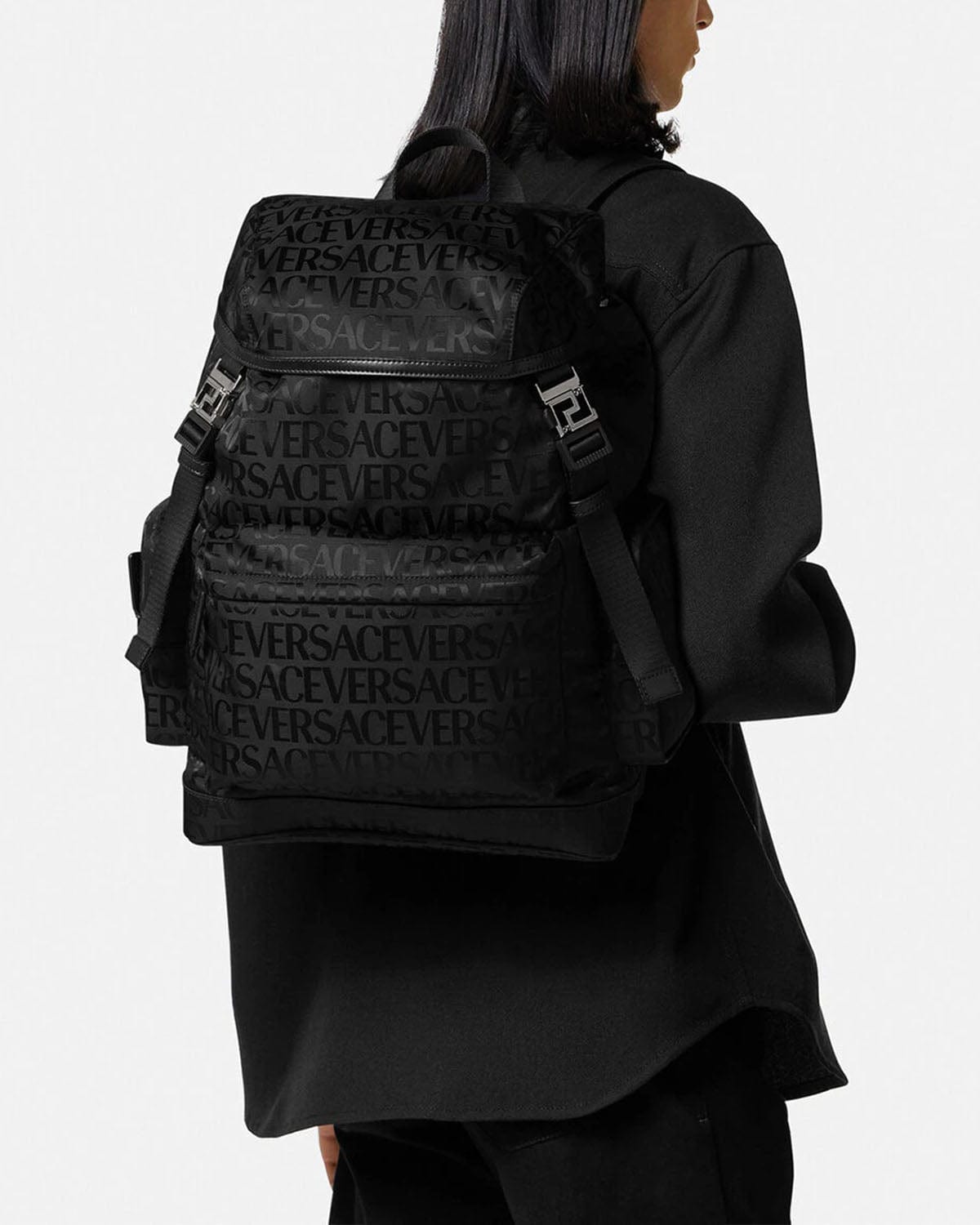 Versace Versace Allover Neo Nylon Backpack