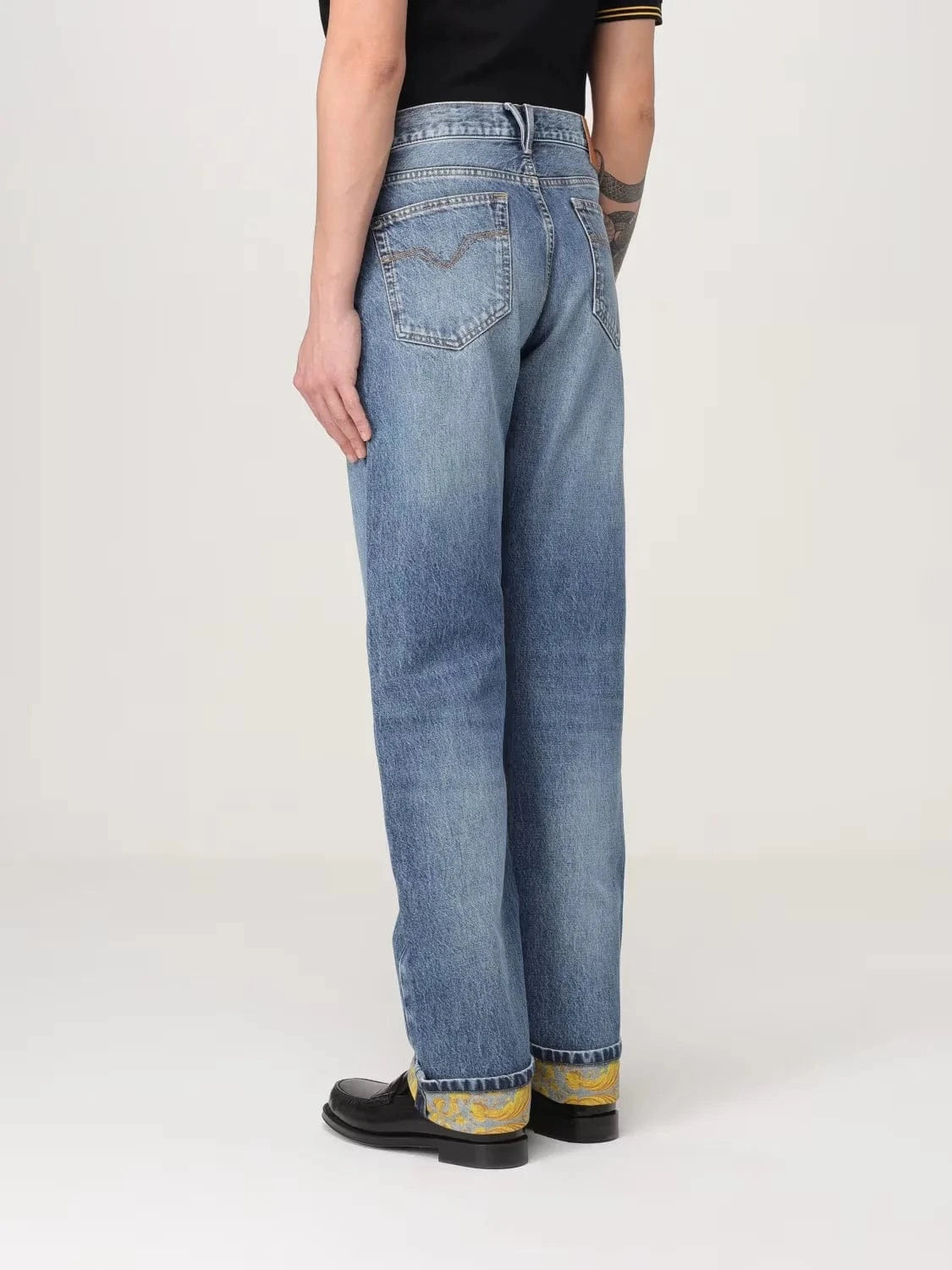 Versace Barocco-Detail Jeans