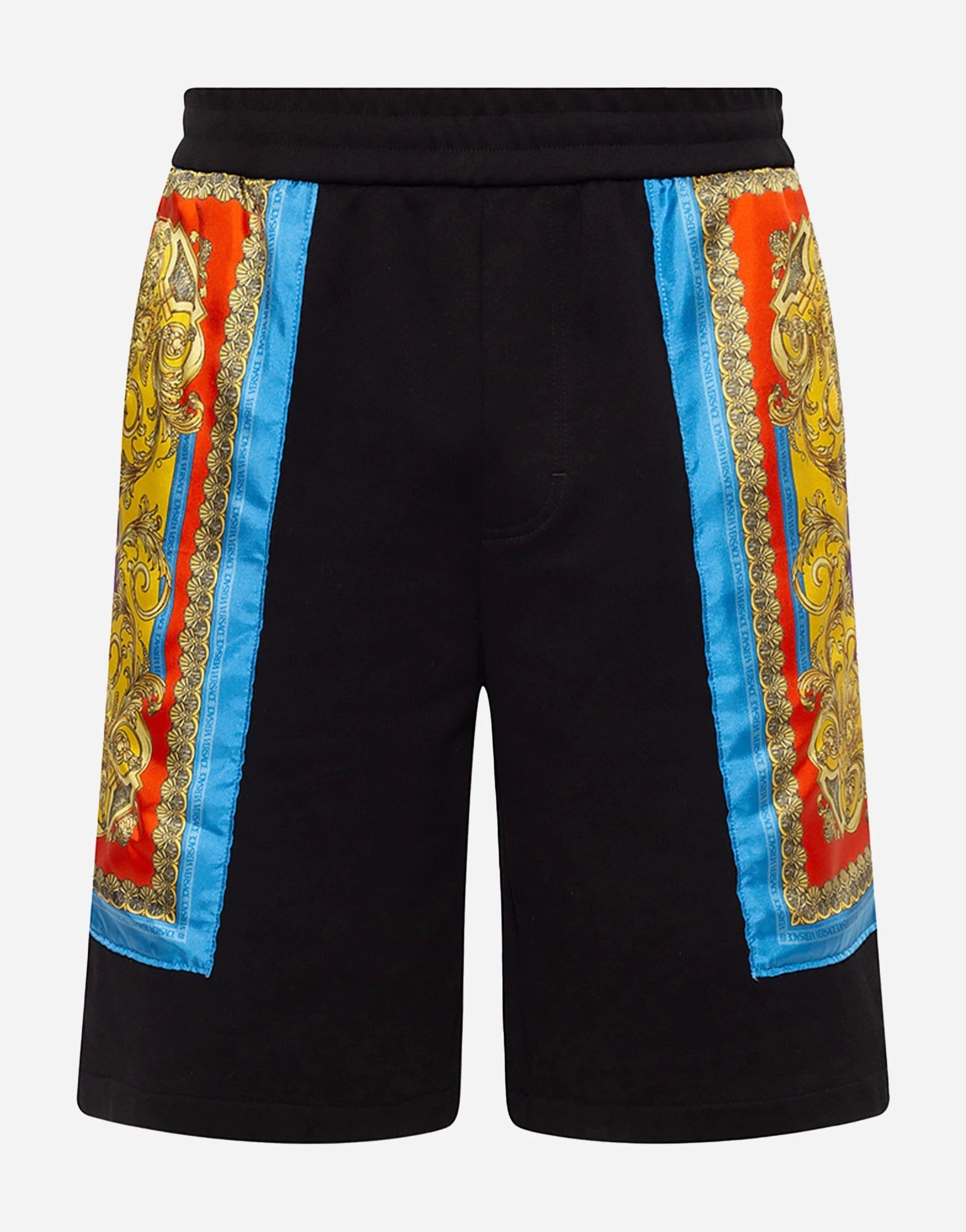 Versace Barocco Goddess Print Shorts