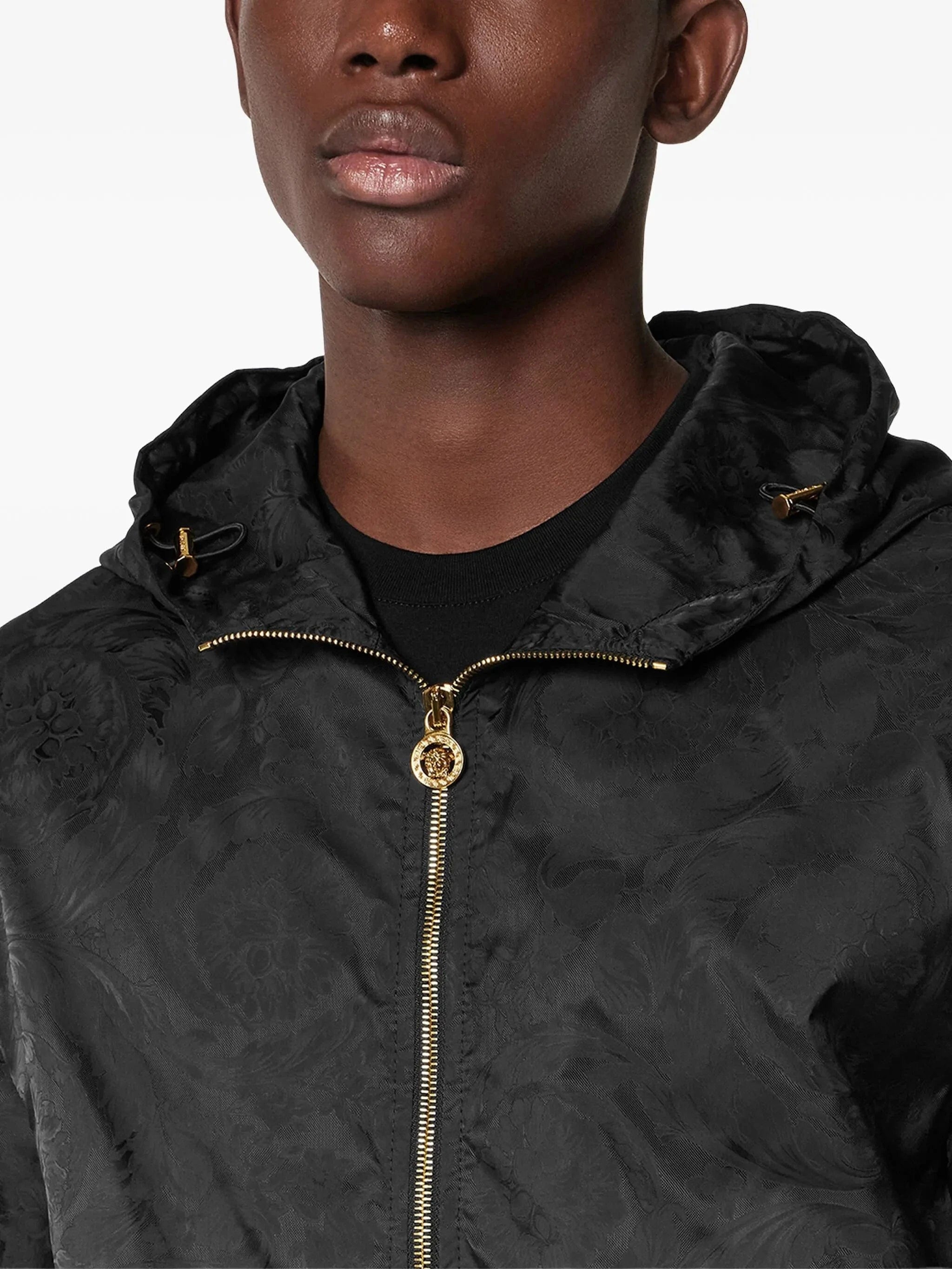 Versace Barocco Jacquard Windbreaker Jacket