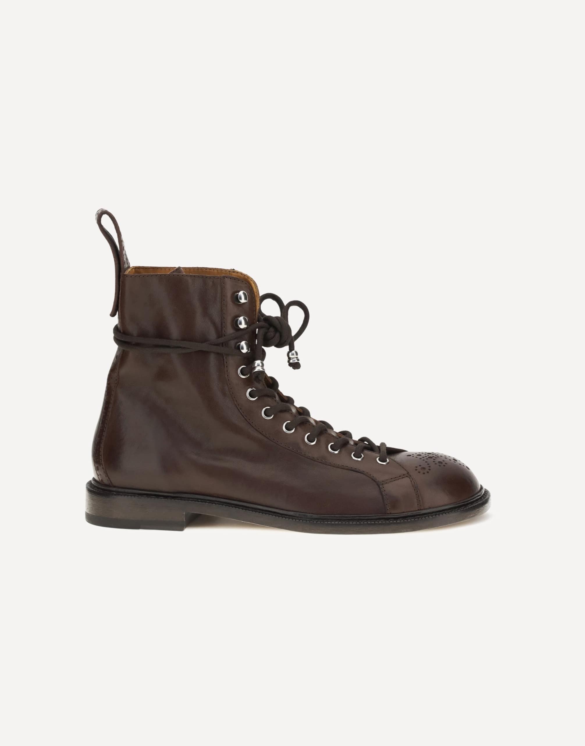 Versace Billy Leather Ankle Boots