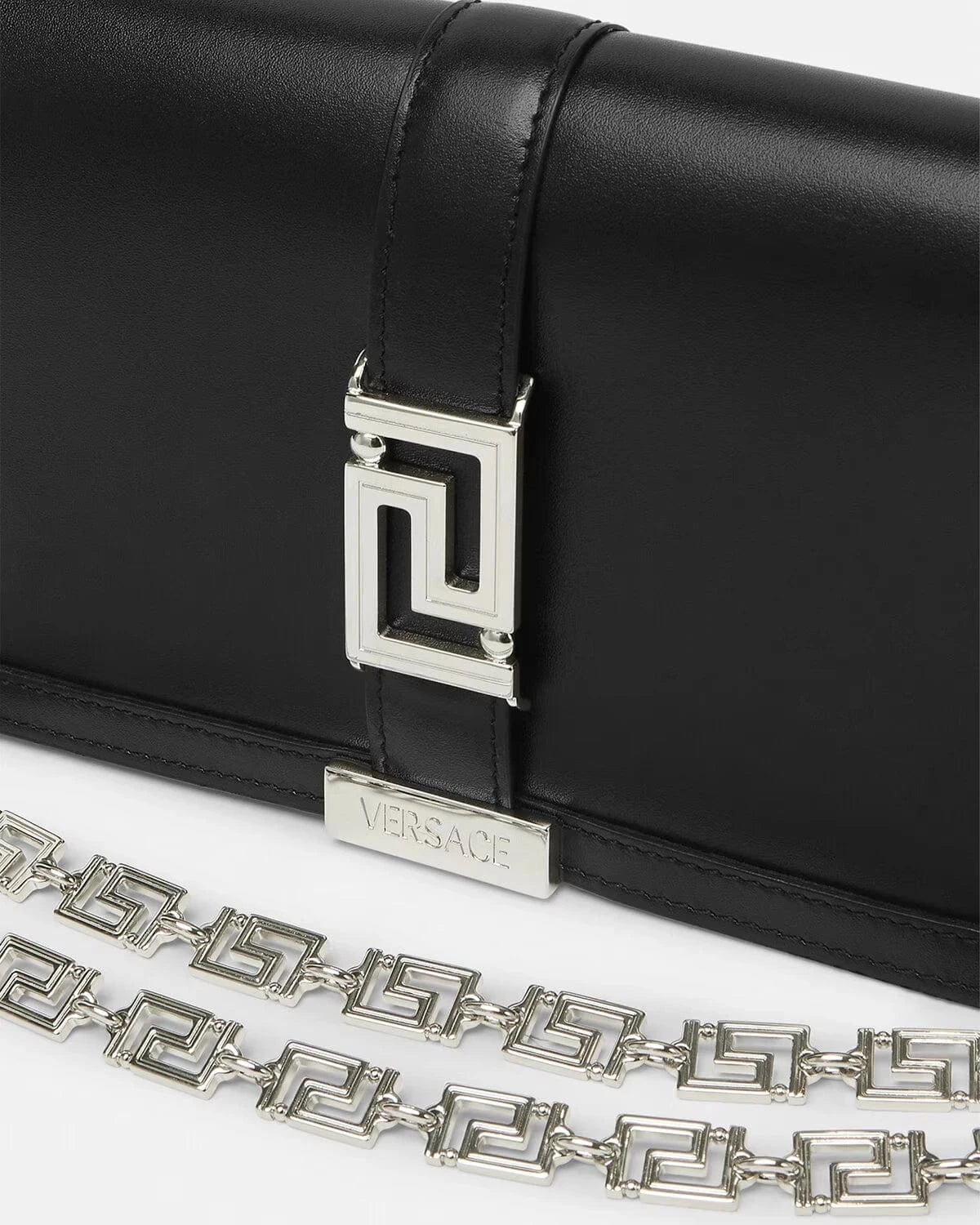 Versace Black Greca Goddess Mini Bag