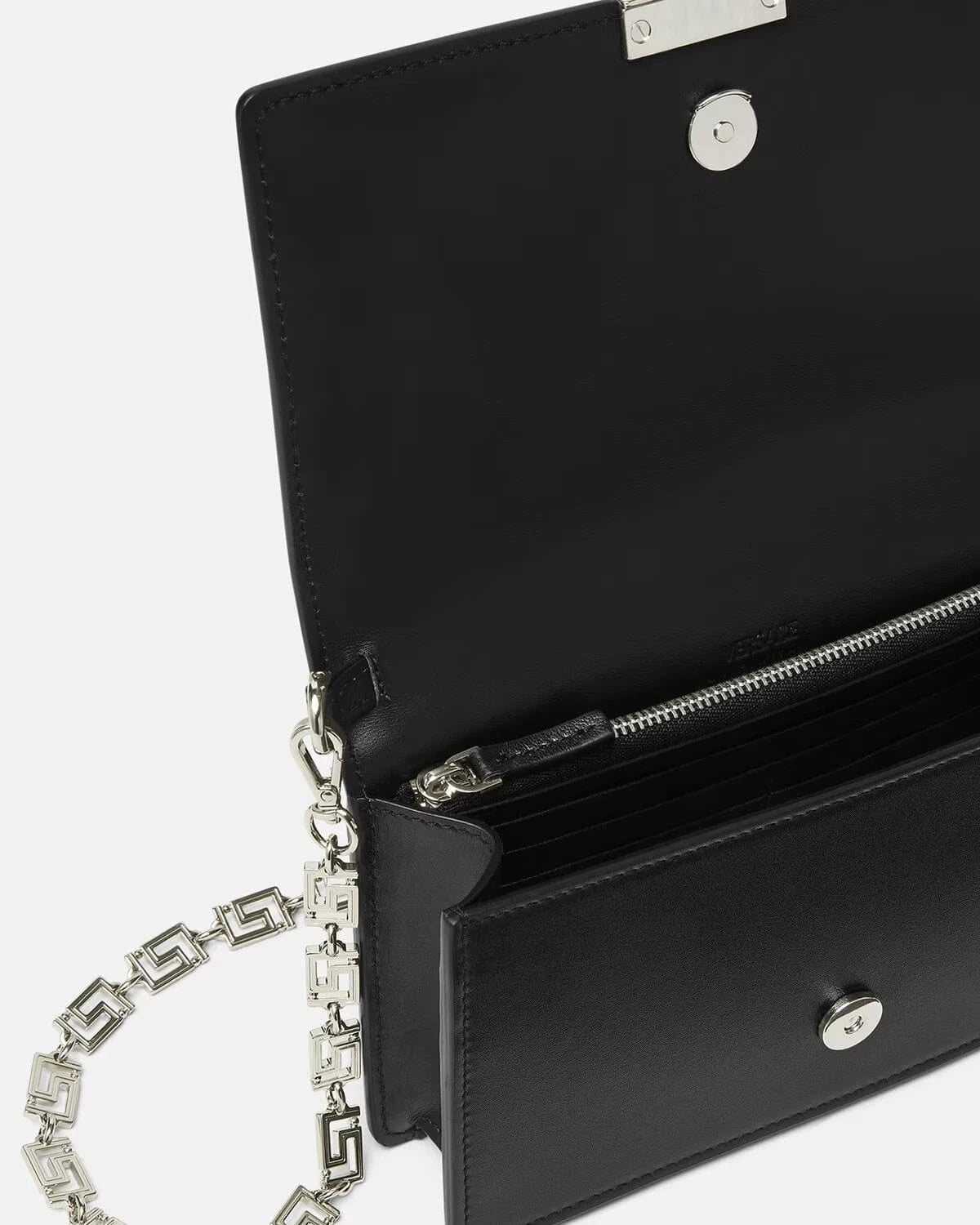 Versace Black Greca Goddess Mini Bag