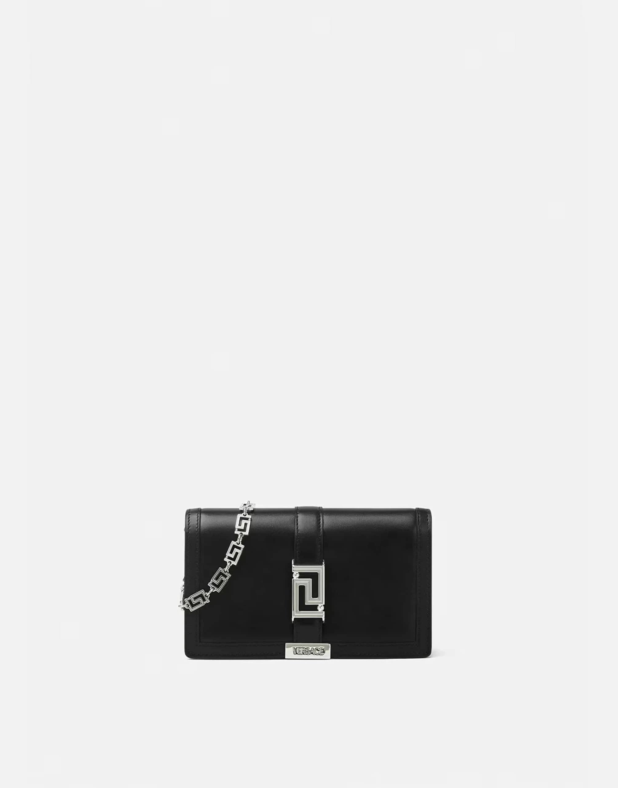 Versace Black Greca Goddess Mini Bag