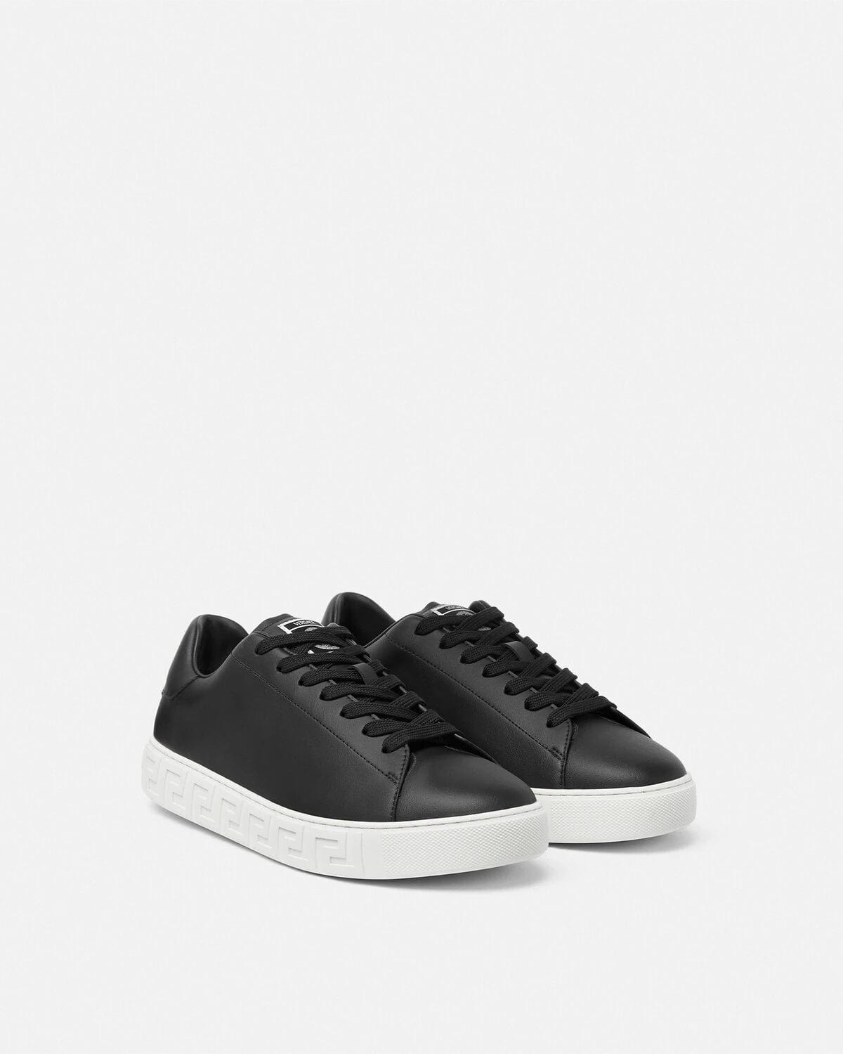 Versace Black Greca Sneakers