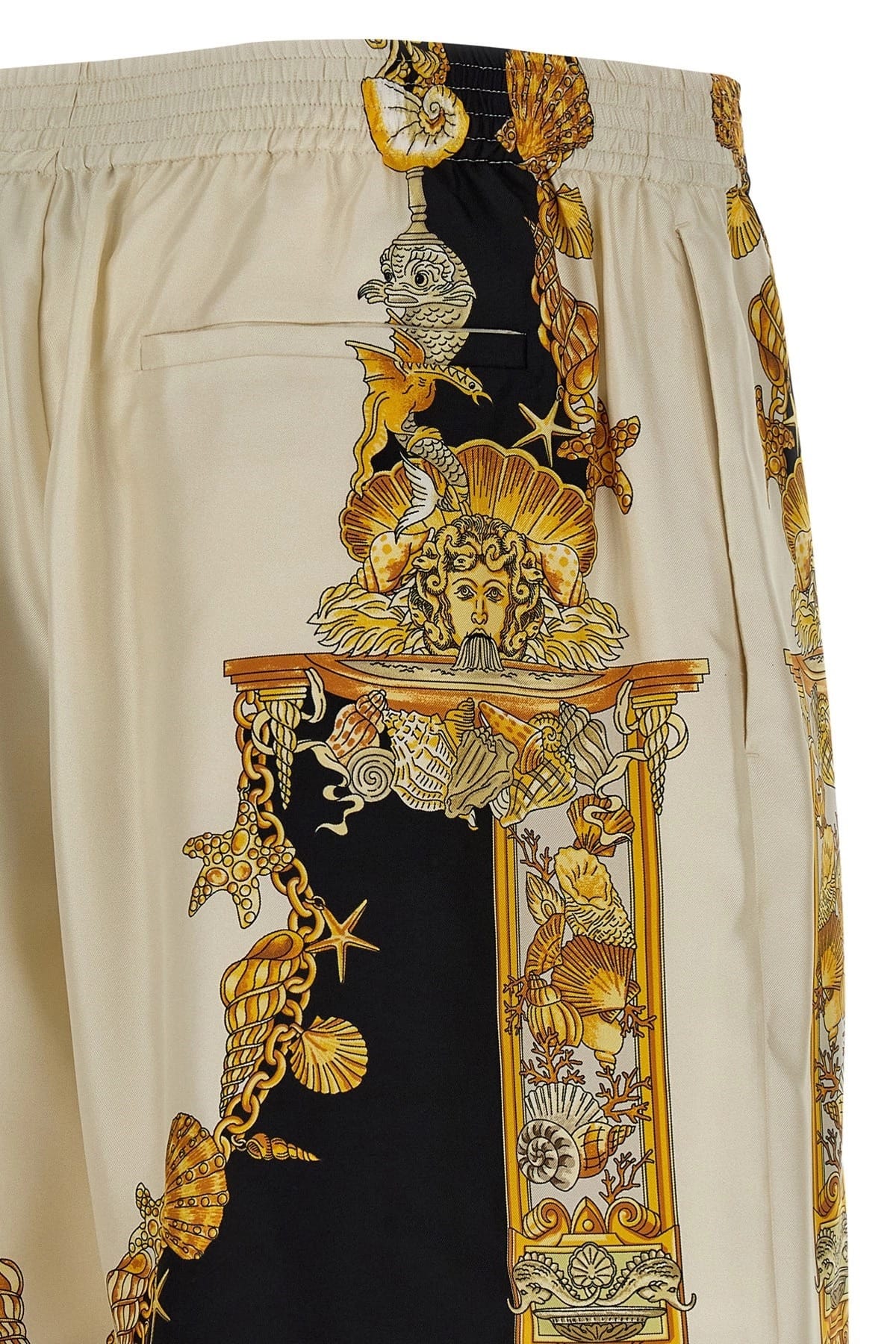 Versace Versace Coral Theatre Print Bermuda Shorts