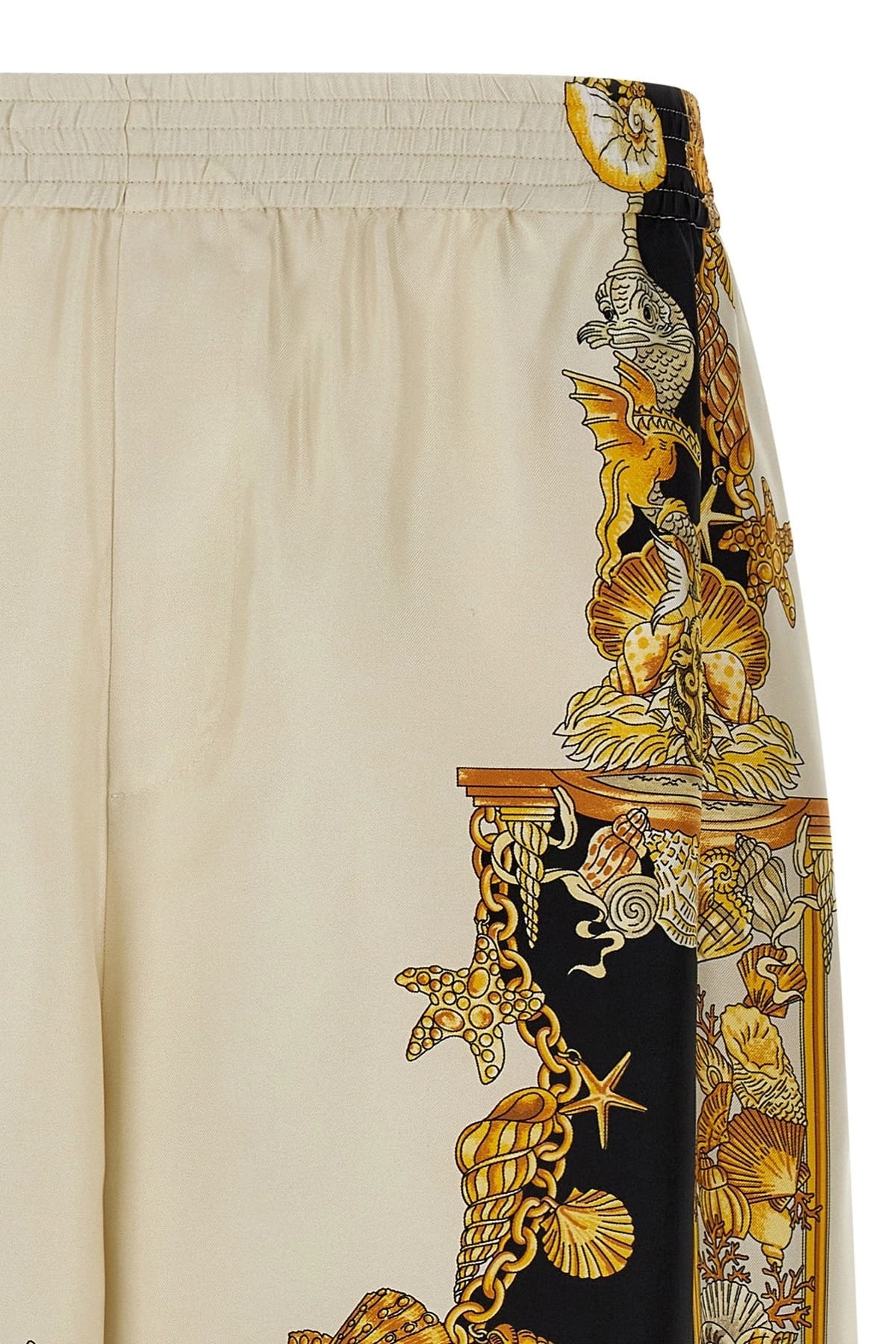 Versace Versace Coral Theatre Print Bermuda Shorts