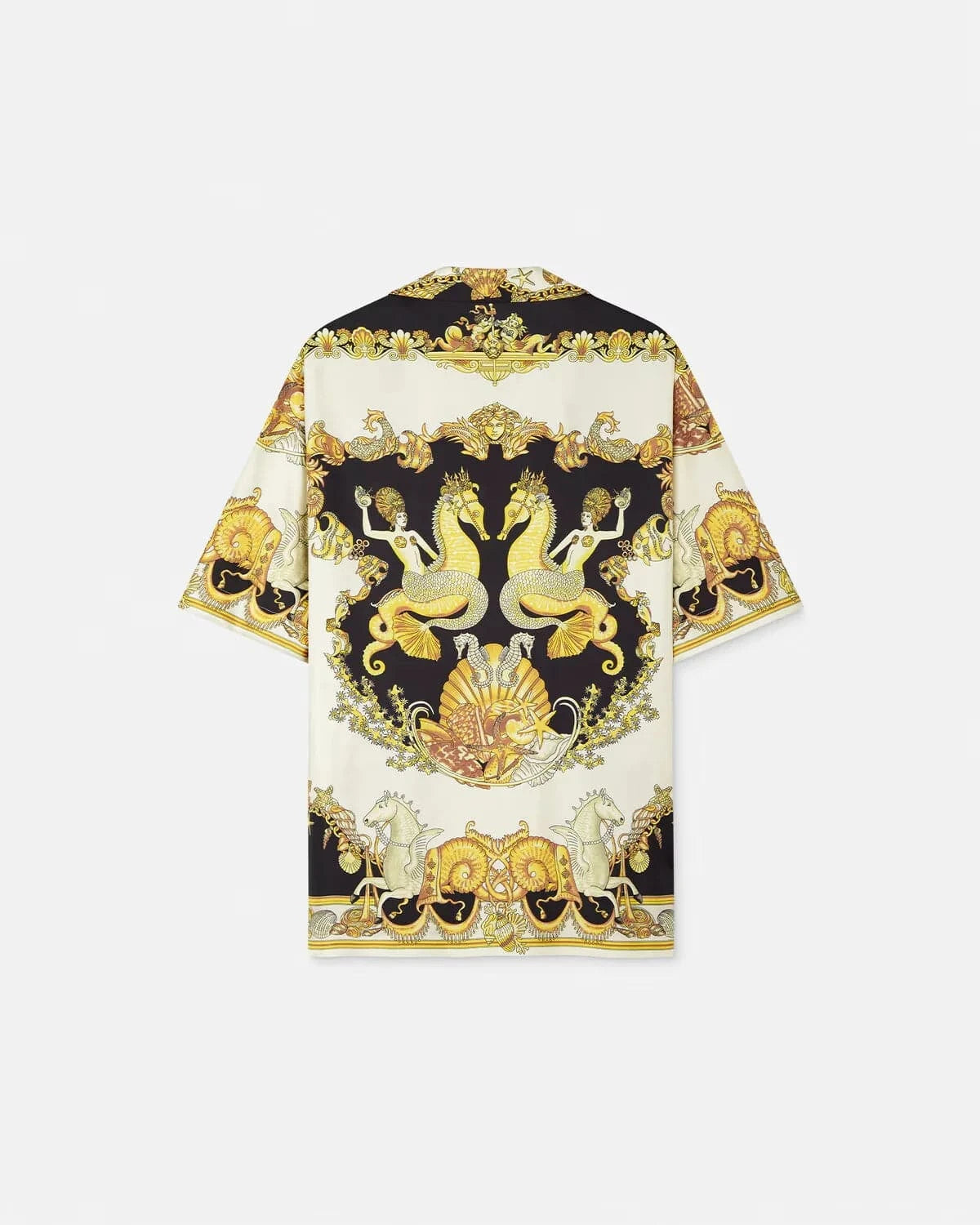 Versace Coral Theatre Silk Shirt