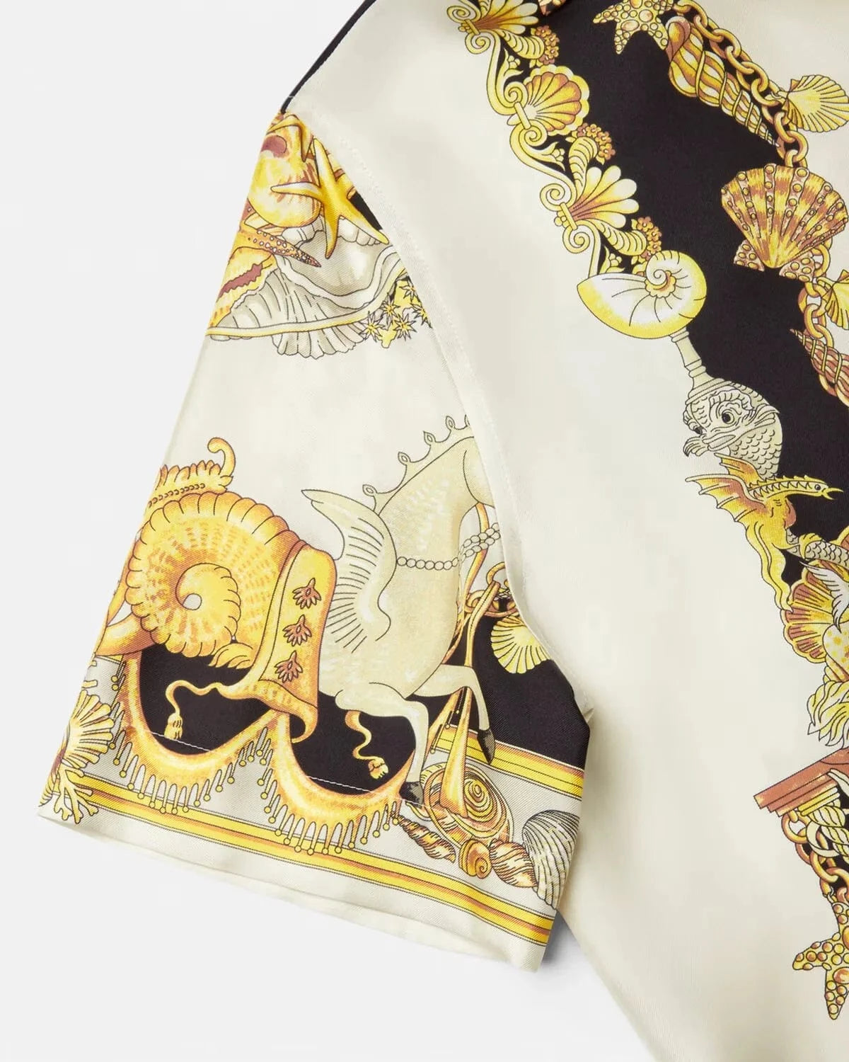 Versace Coral Theatre Silk Shirt