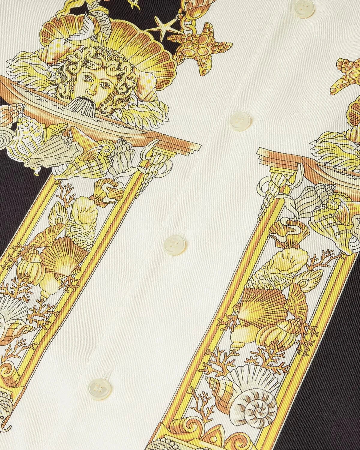 Versace Coral Theatre Silk Shirt