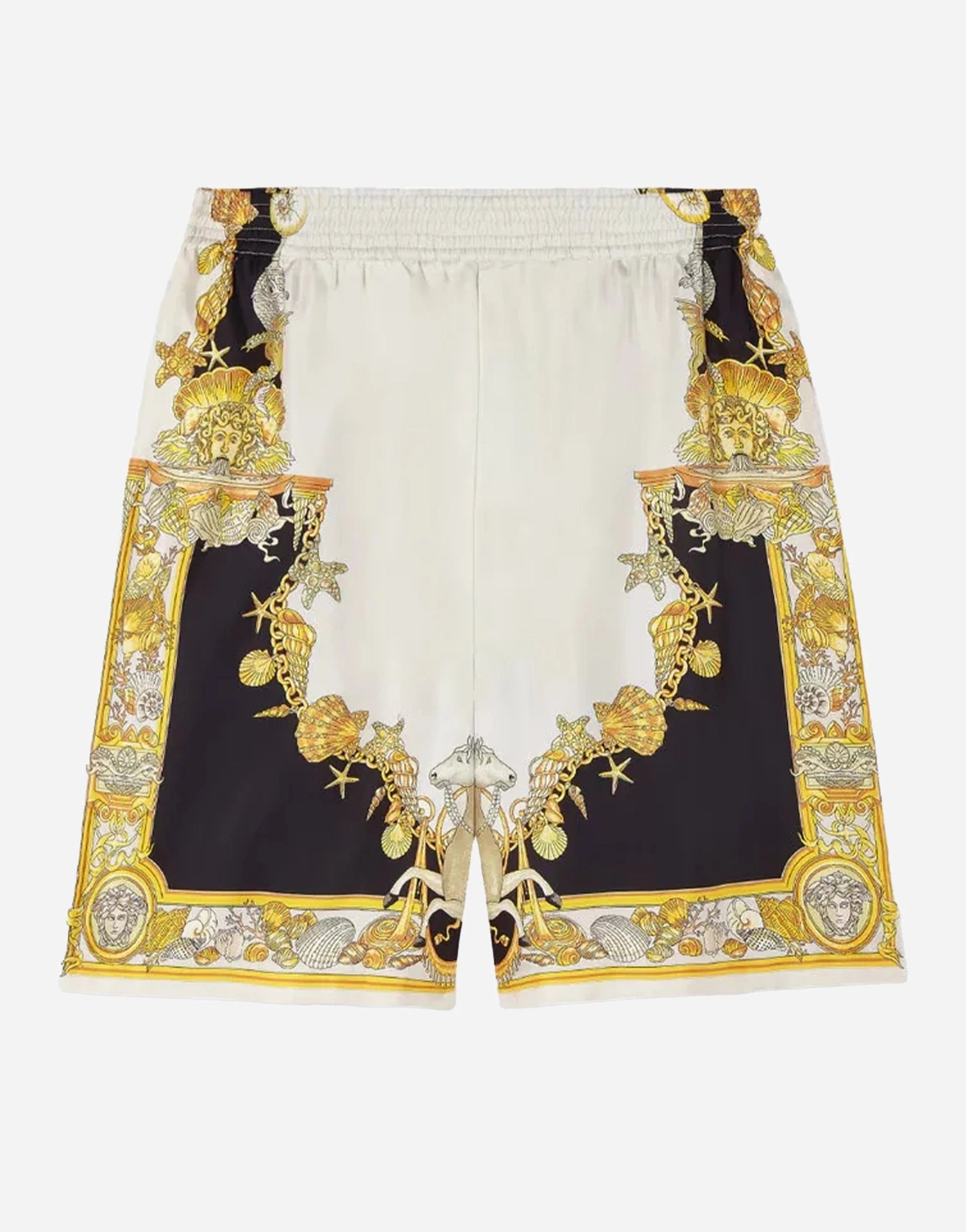 Versace Coral Theatre Silk Shorts