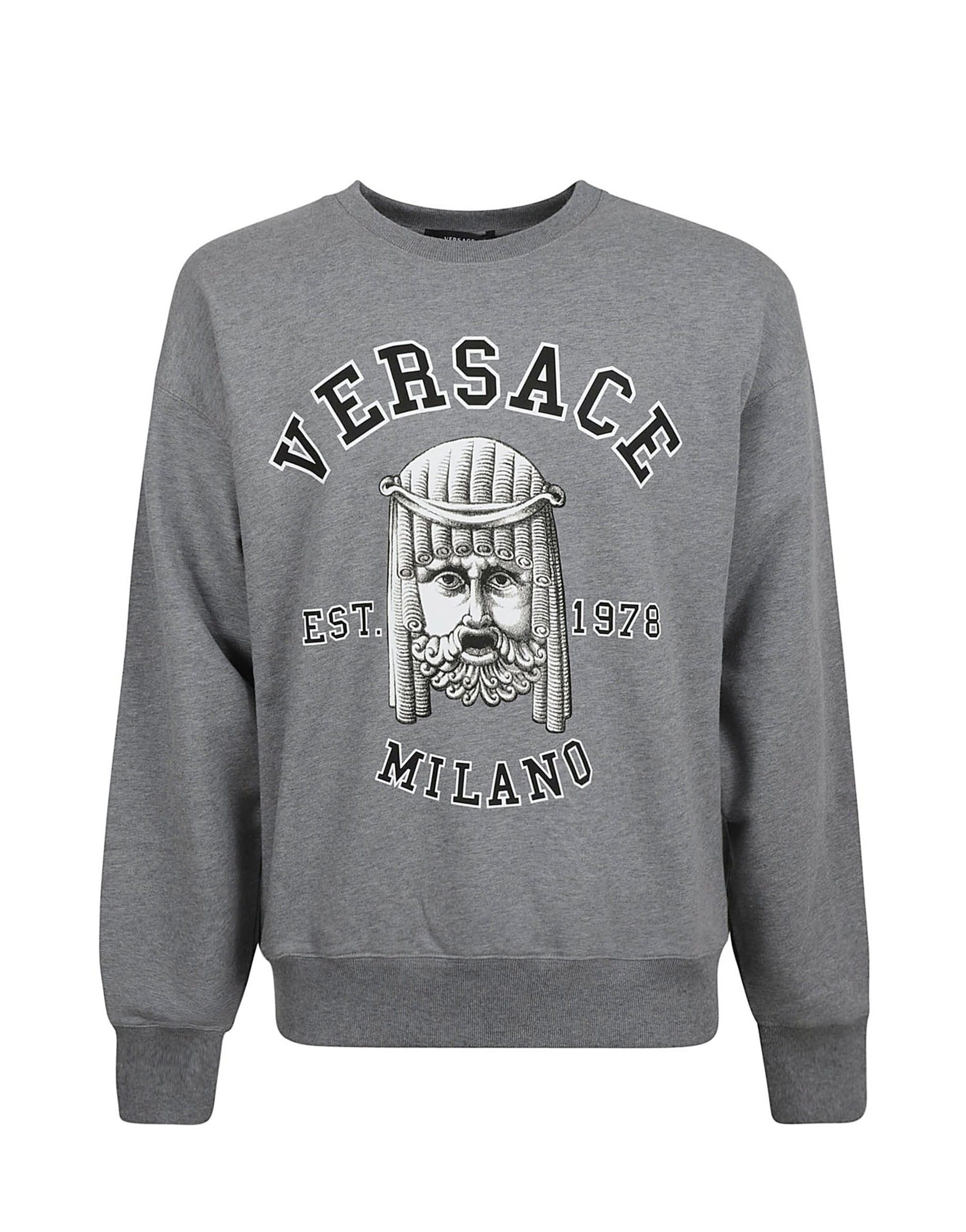 Versace Cotton Crewneck Sweatshirt