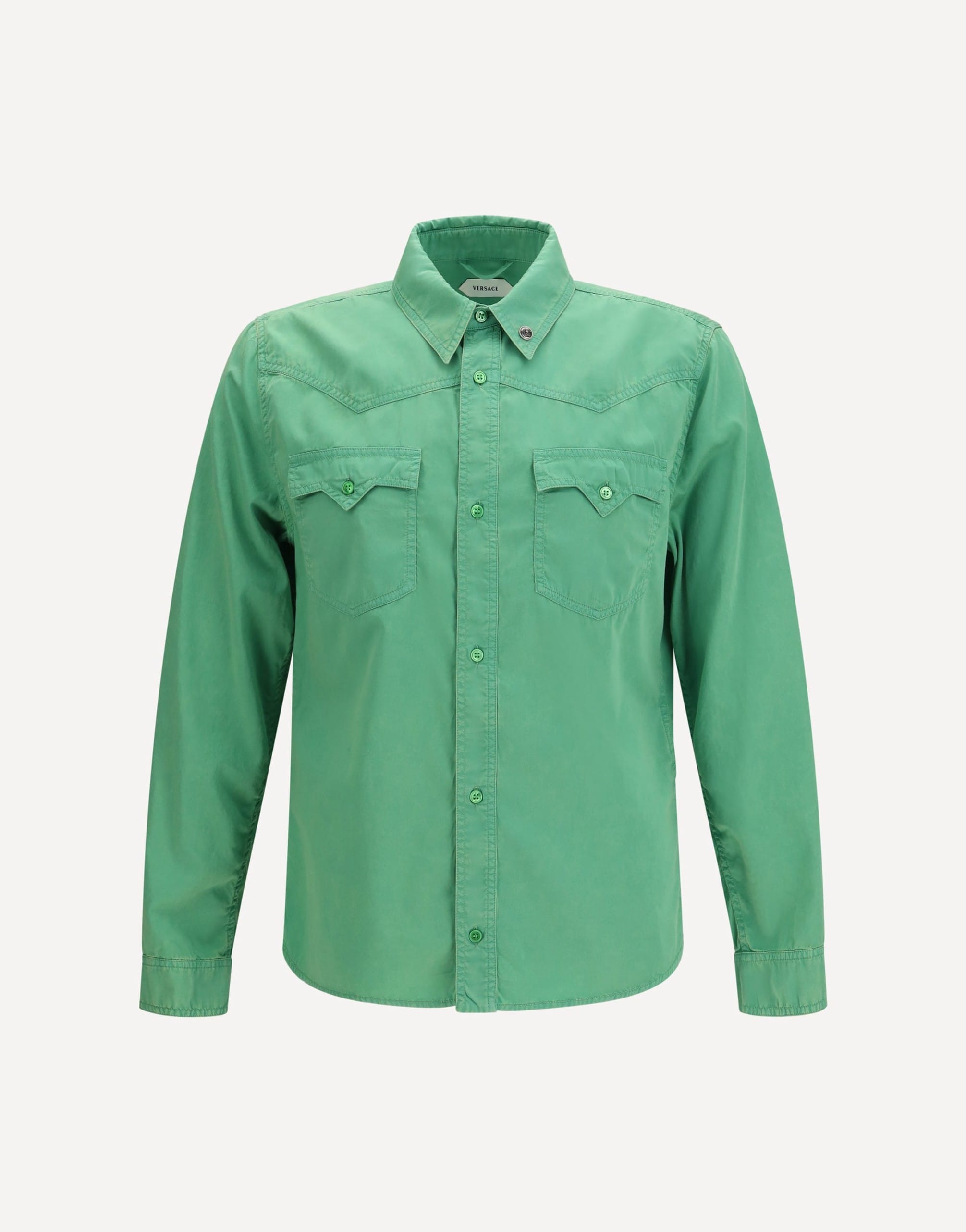 Versace Versace Cotton Shirt With Medusa Head