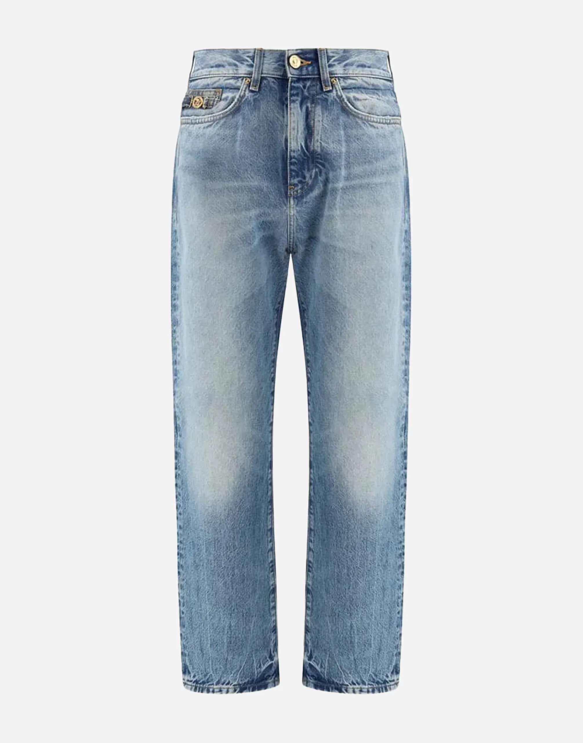 Versace Distressed Denim Jeans