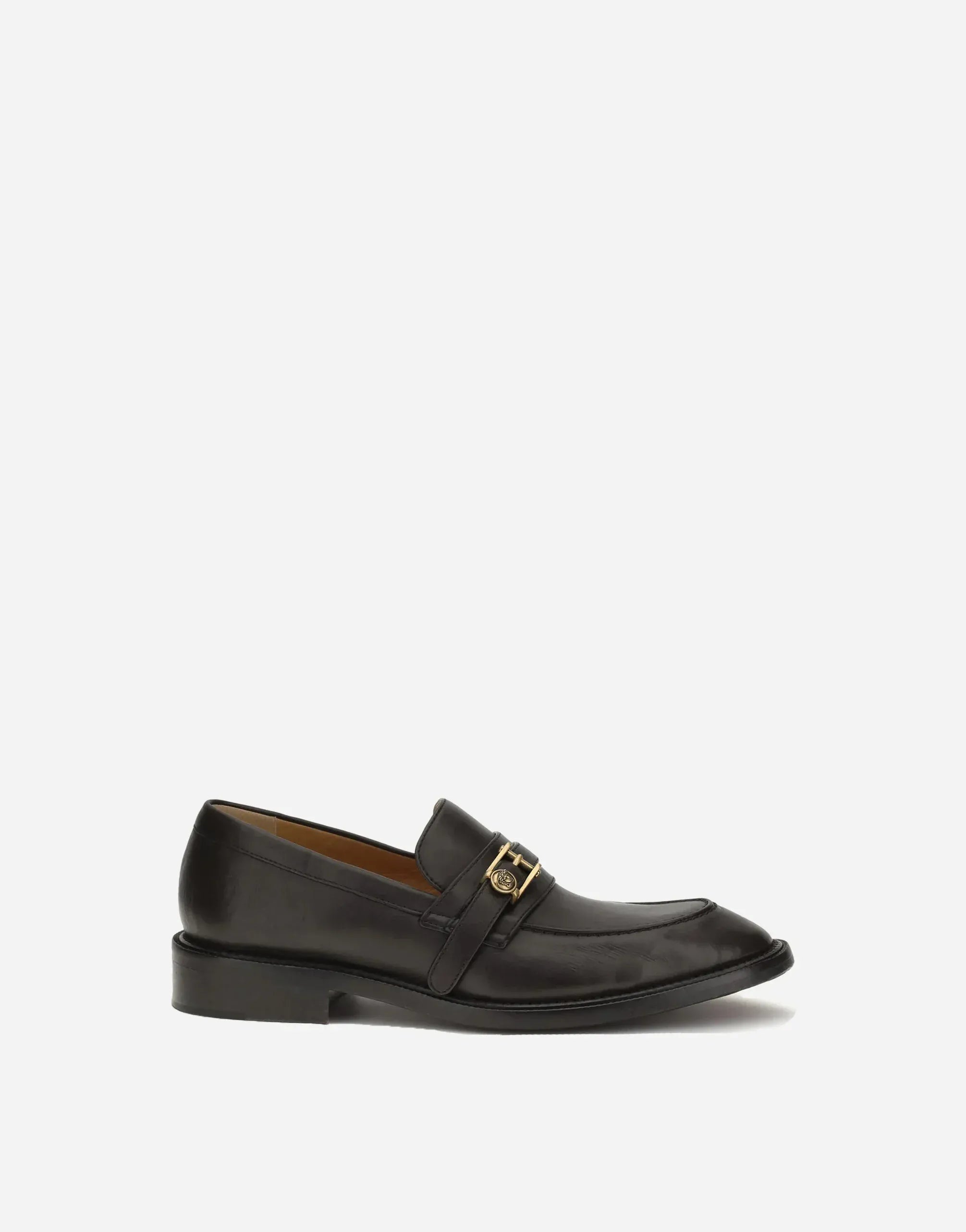Versace First Line Primo Medusa Buckle Loafers