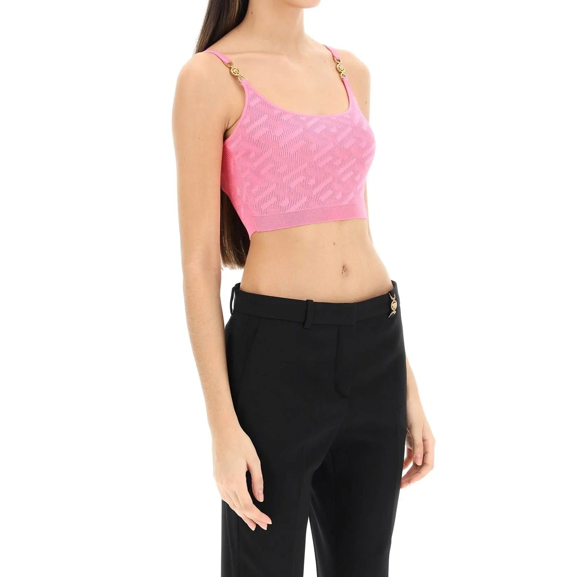 Gg Jacquard Crop Top - alternate view