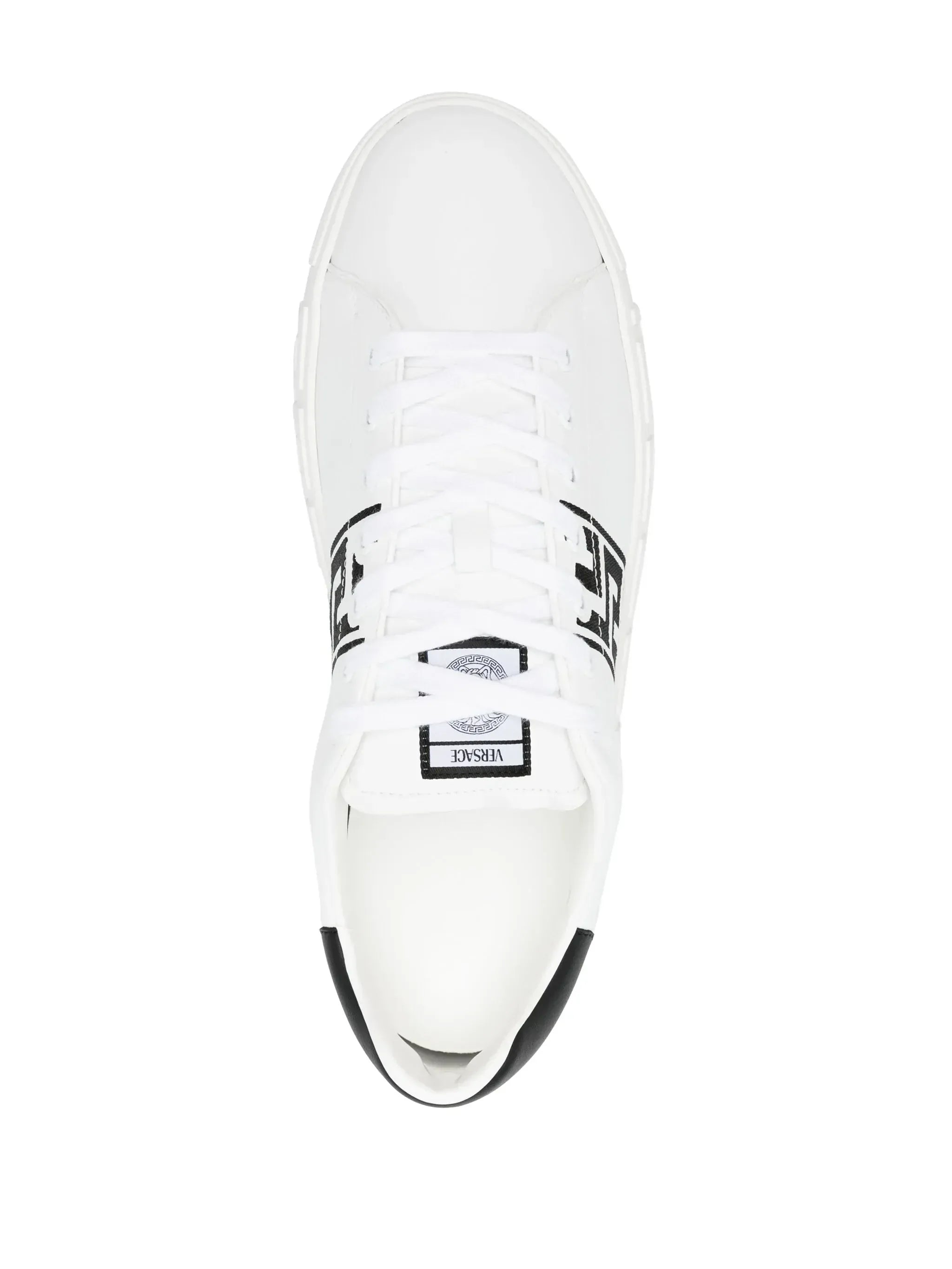 Versace Greca Embroidered Nylon Sneakers