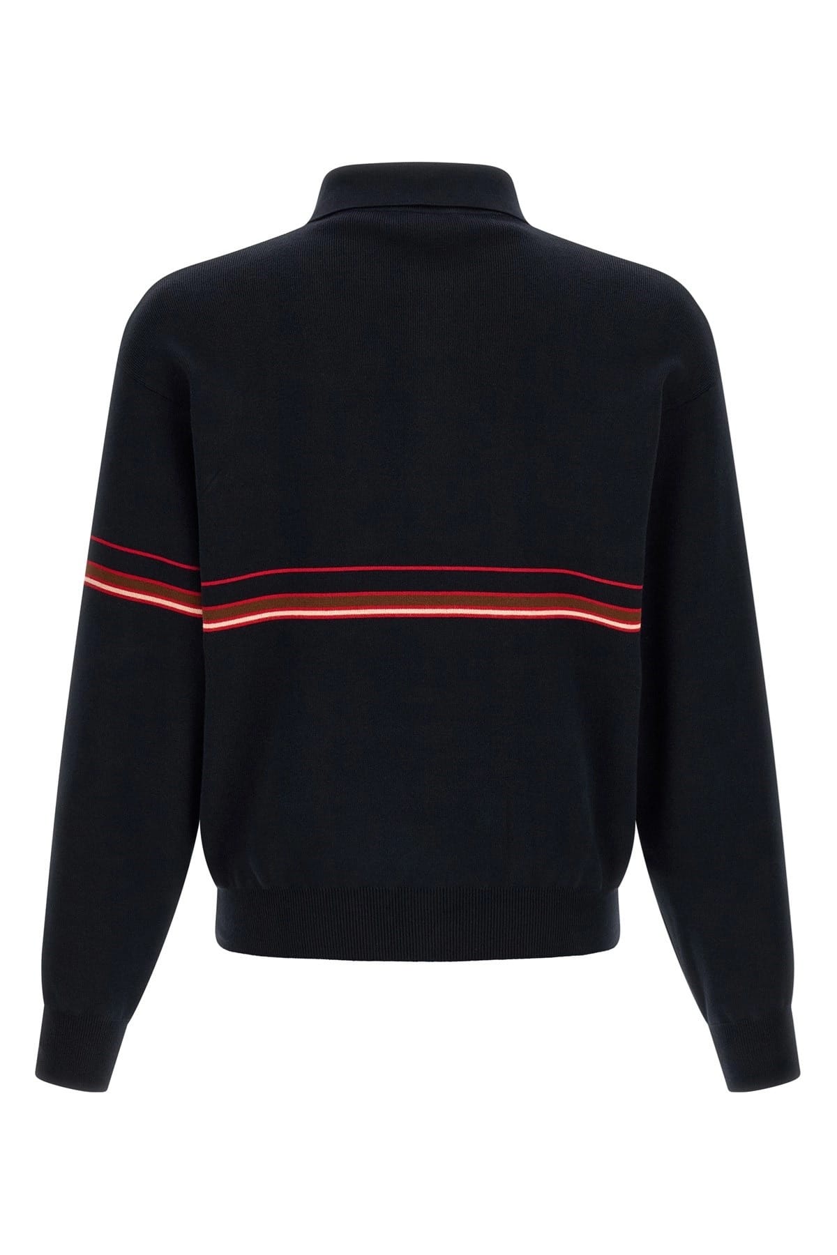 Versace Inlaid Striped Polo Shirt - alternate view