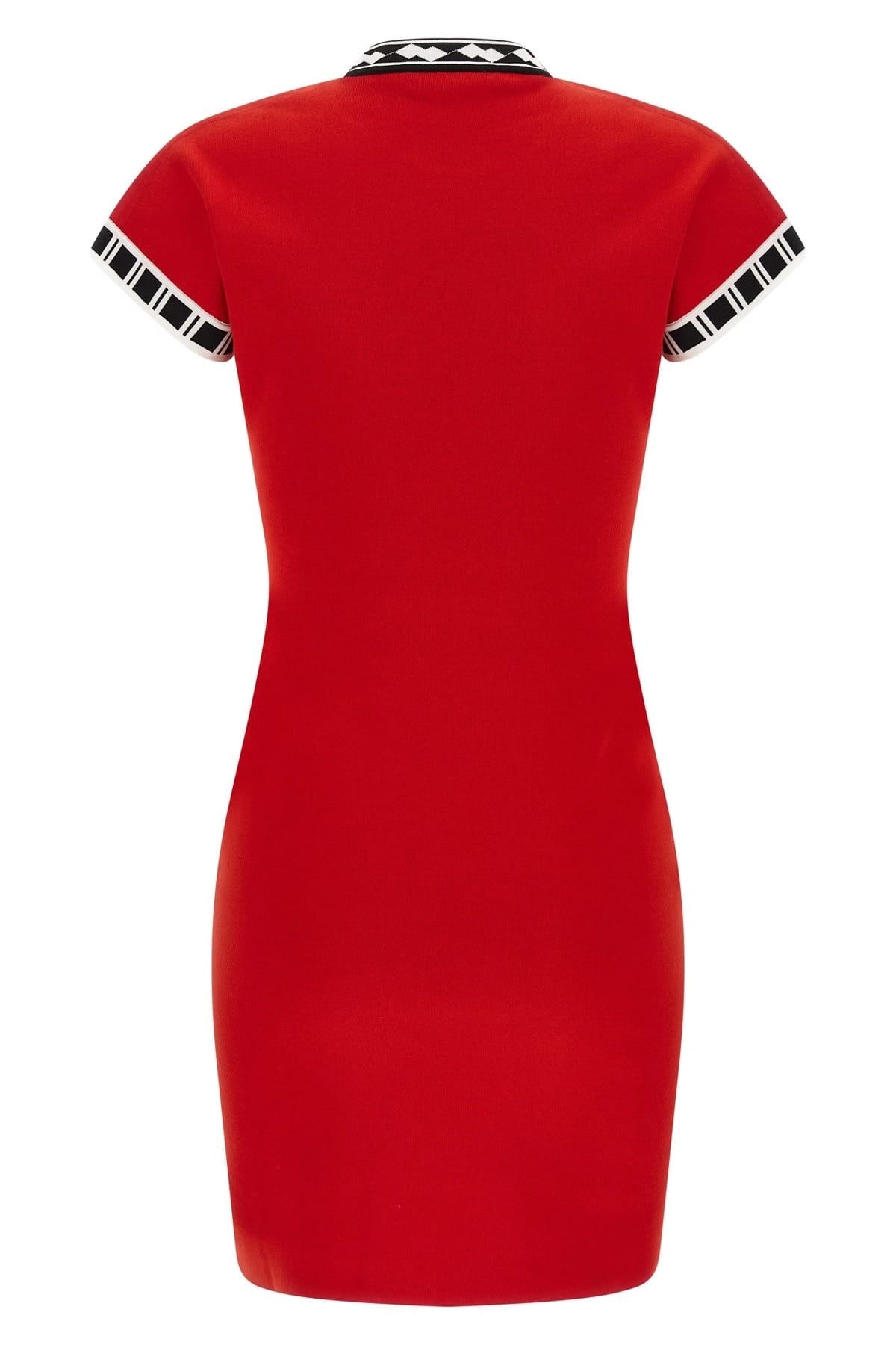 Versace Jacquard Logo Knit Mini Dress - alternate view