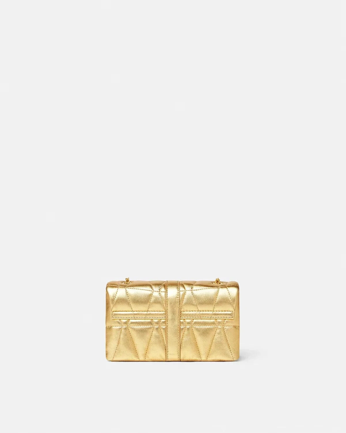 Versace Kleio Metallic Quilted Mini Bag