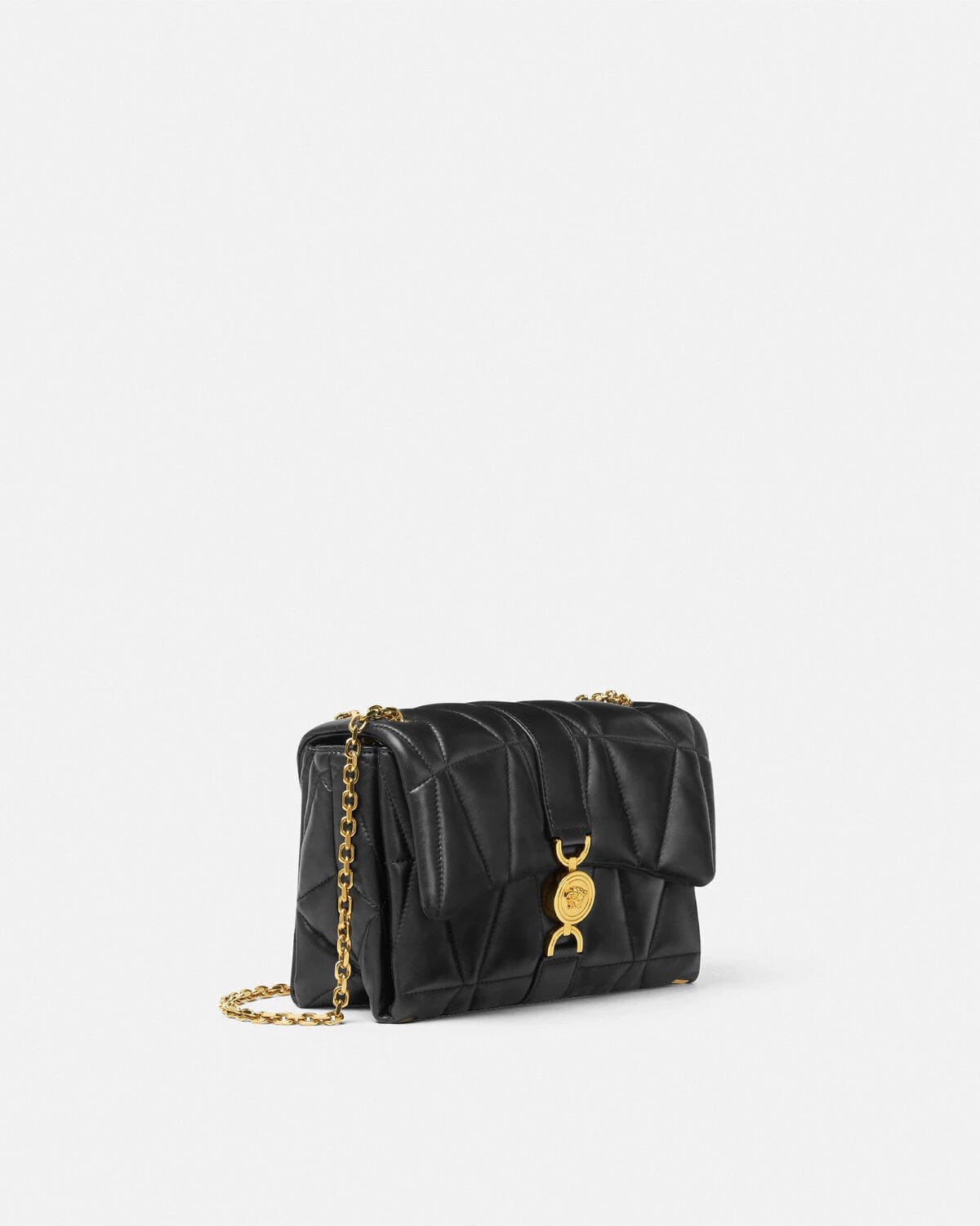 Versace Kleio Quilted Shoulder Bag