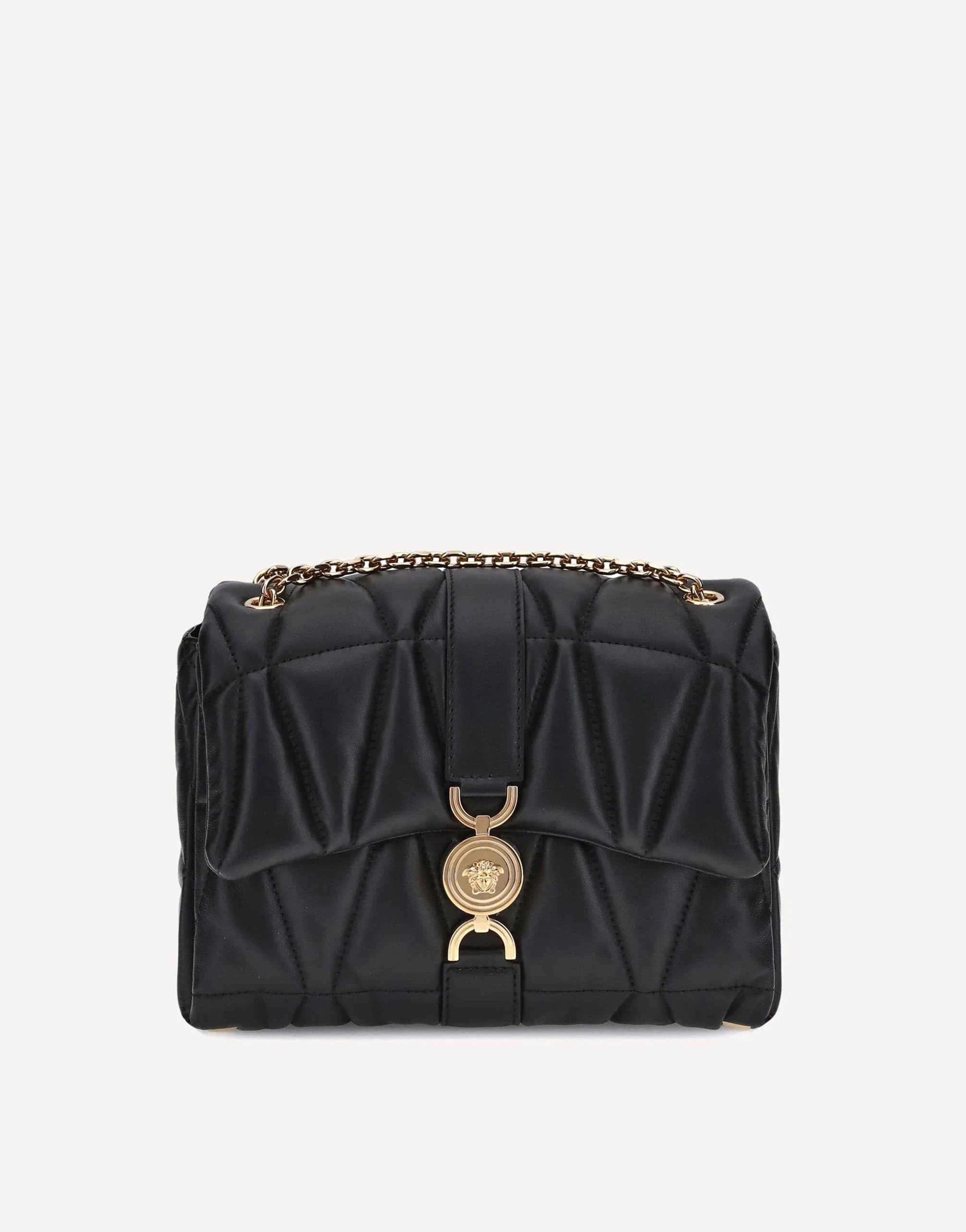 Versace Kleio Quilted Shoulder Bag