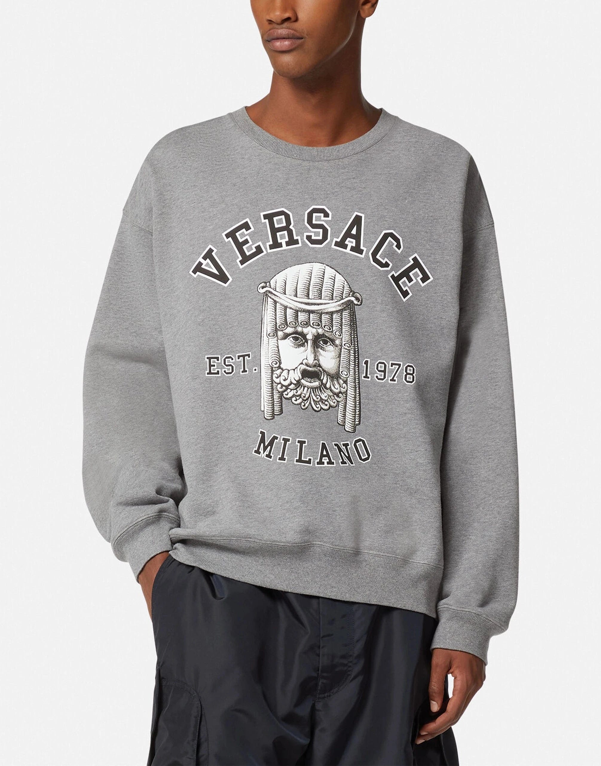 Versace La Maschera Logo Sweatshirt