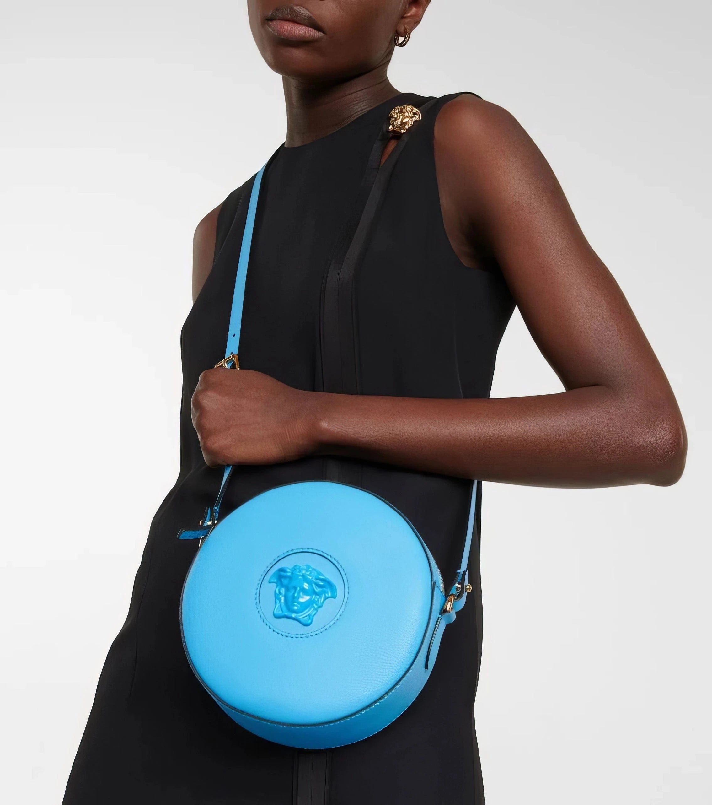 Versace La Medusa Camera Crossbody Bag