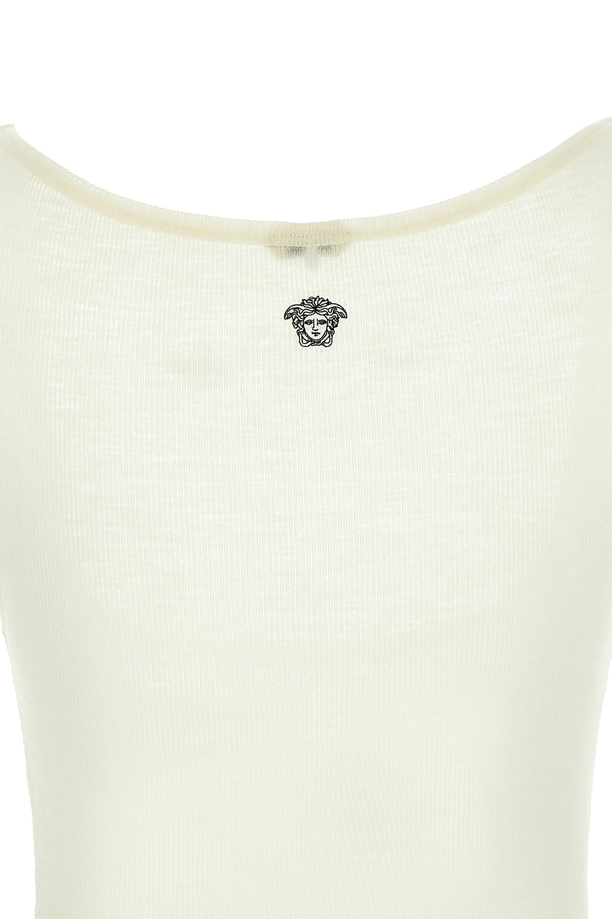 Versace Versace La Medusa Embroidery Top