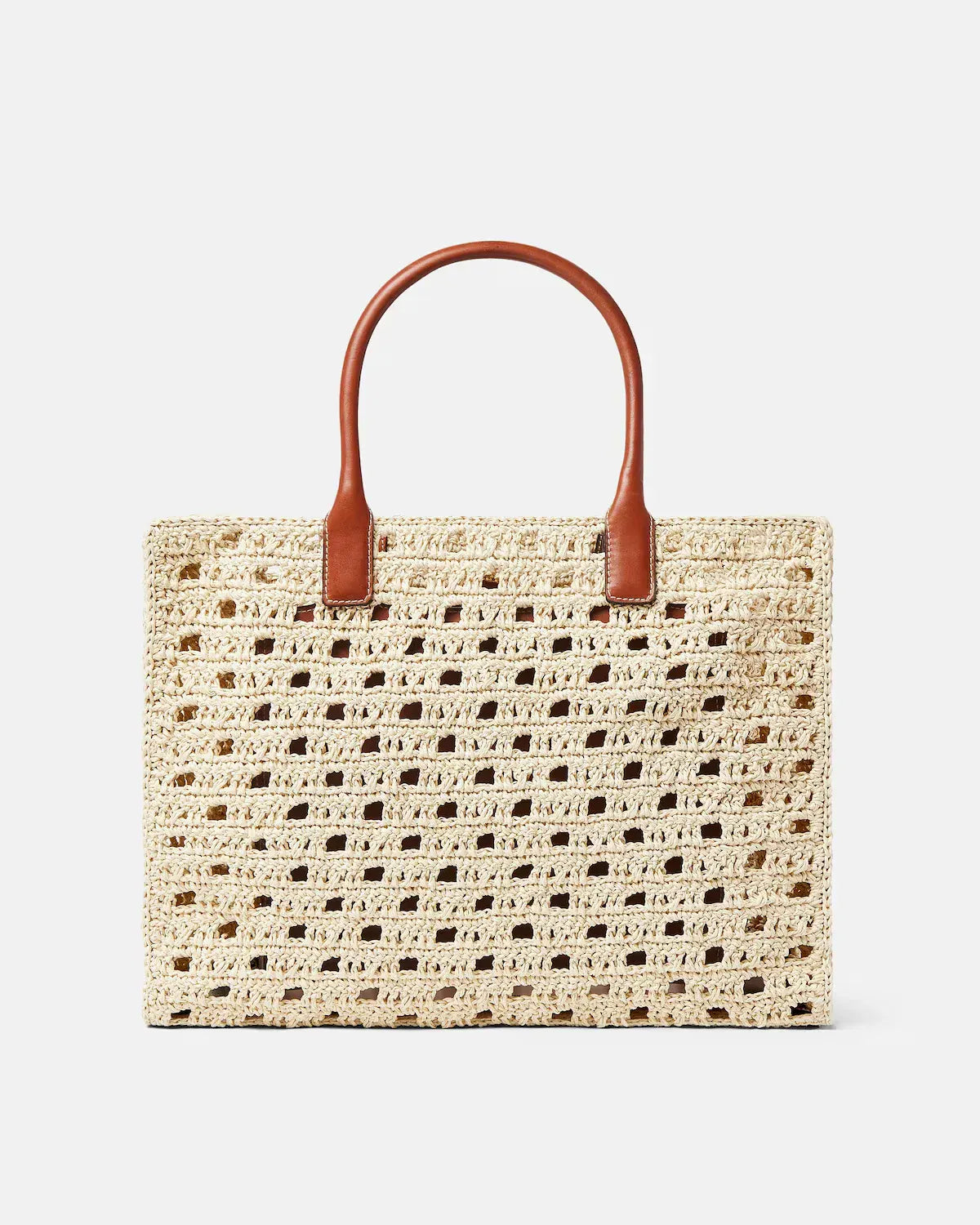 Versace La Medusa Large Raffia Tote Bag