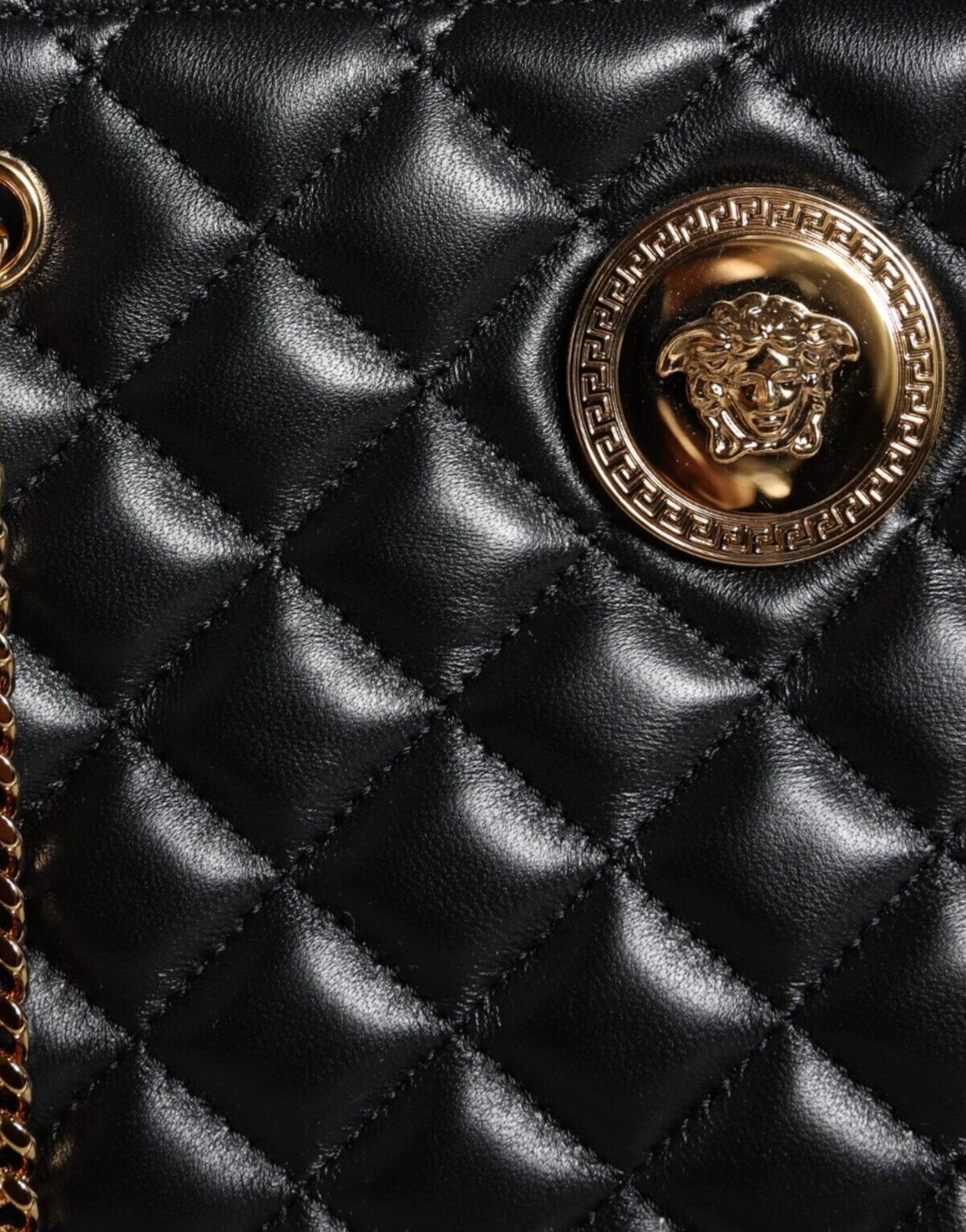 Versace La Medusa Quilted Chain Bag
