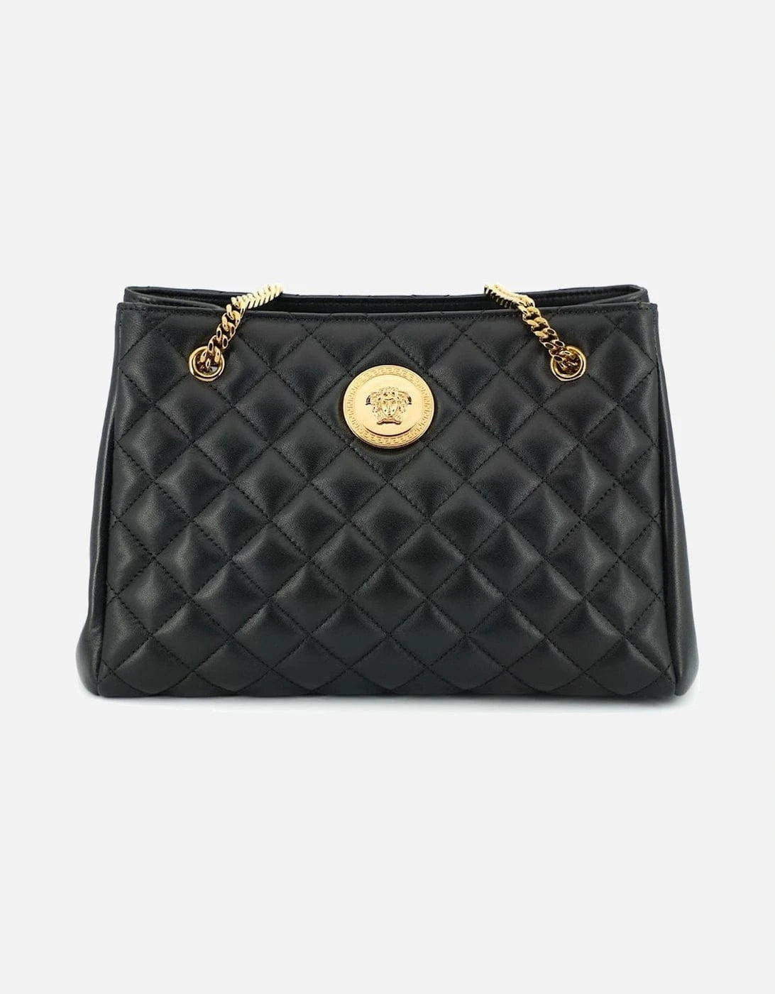 Versace La Medusa Quilted Chain Bag