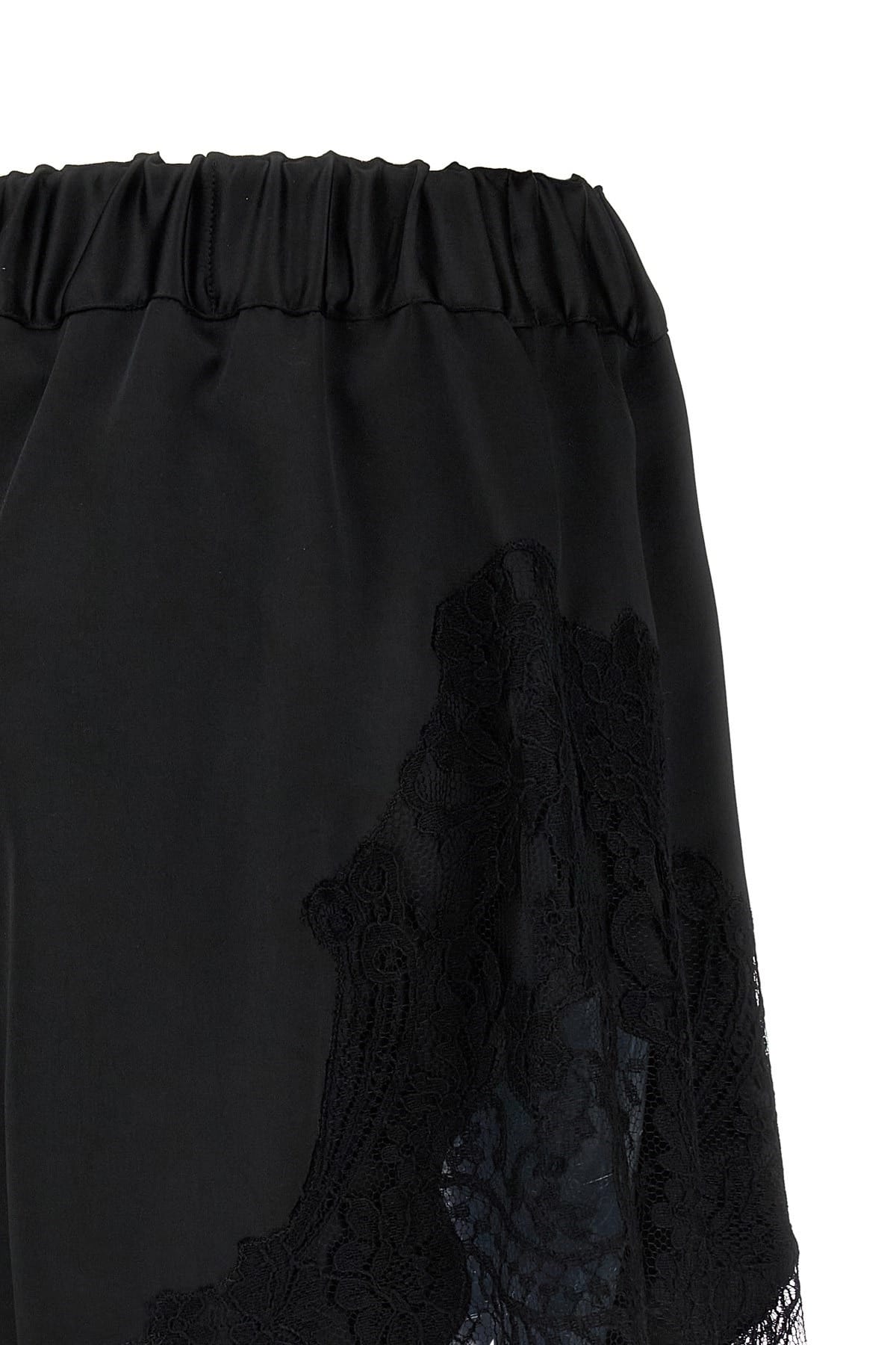 Versace Versace Lace Insert Satin Shorts
