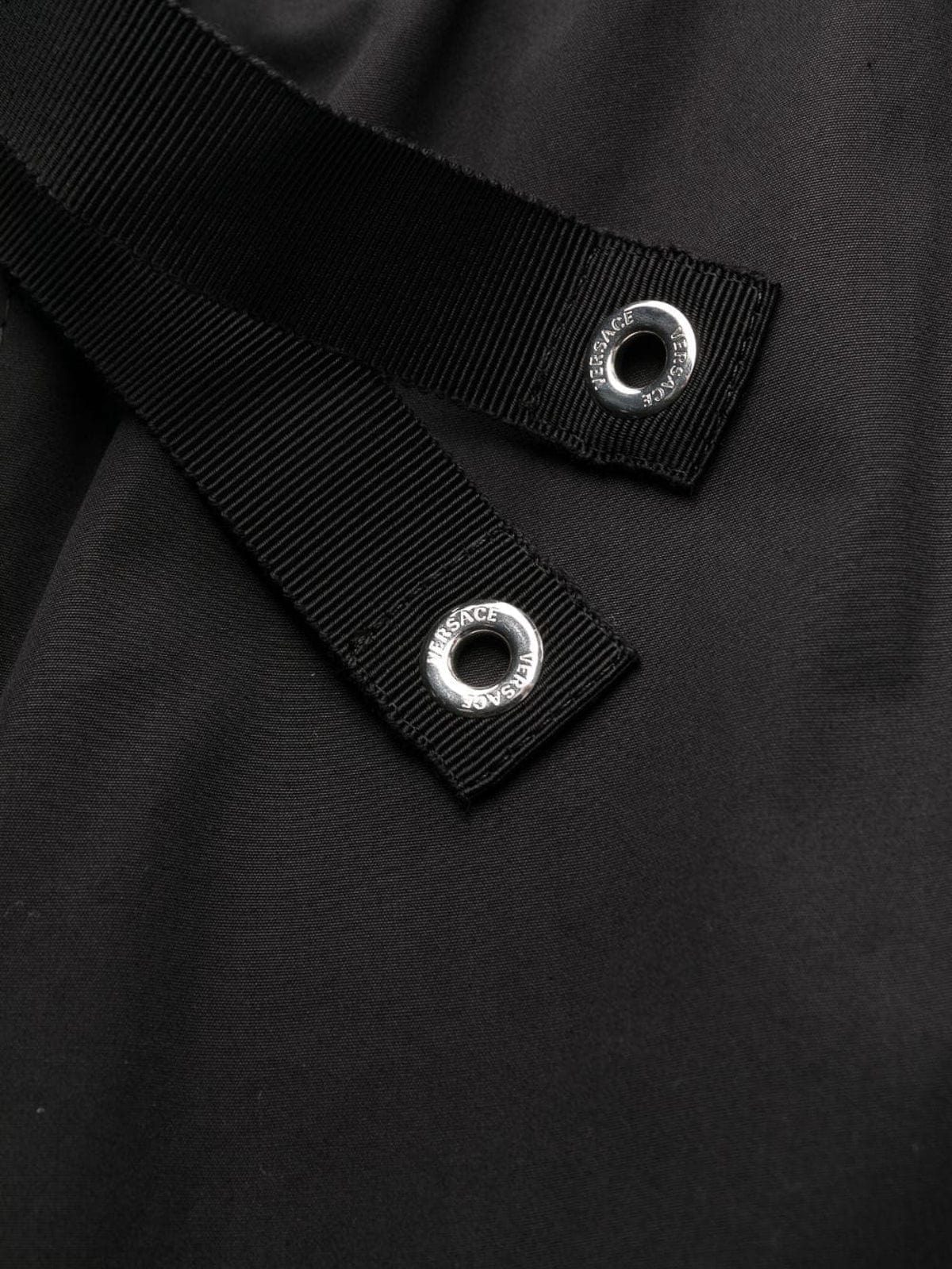 Versace Logo-Embroidery Straight Trousers