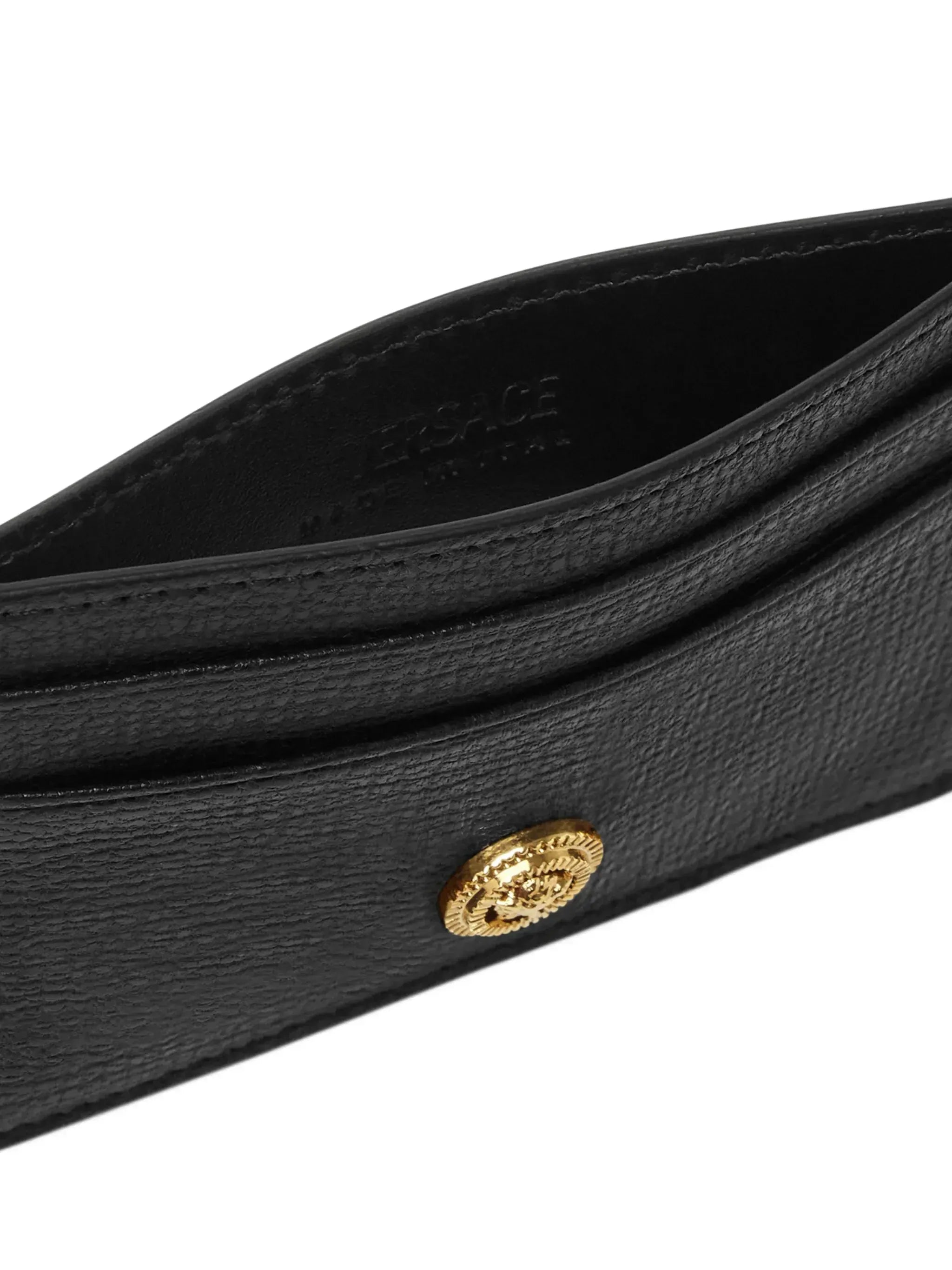 Versace Medusa Biggie Leather Card Holder