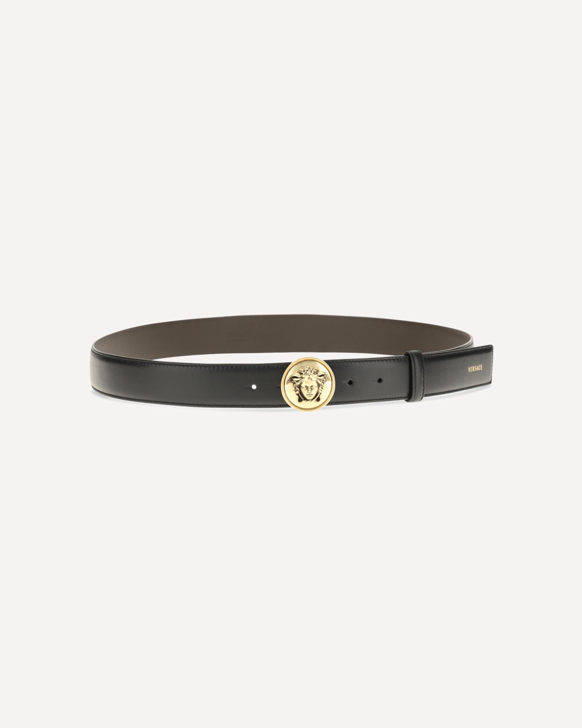 Versace Medusa Buckle Leather Belt - alternate view