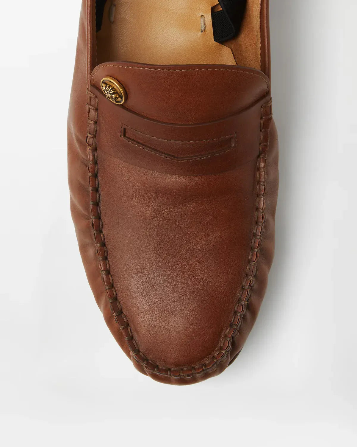 Versace Medusa Embellished Guanto Loafers