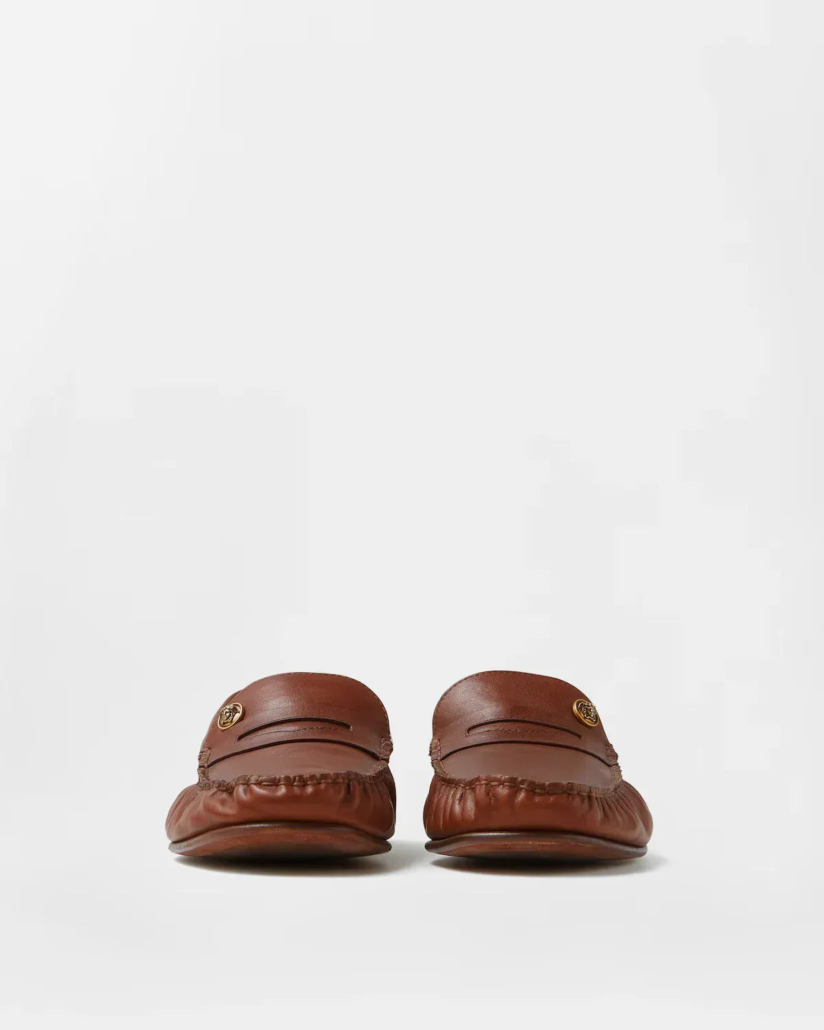 Versace Medusa Embellished Guanto Loafers